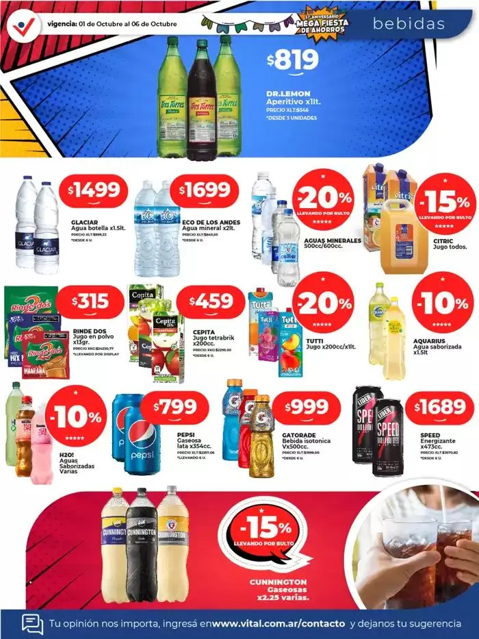 Ofertas de ¡Empezá la semana a puro AHORRO!! 1 de octubre al 6 de octubre 2024 - Página 13 del catálogo