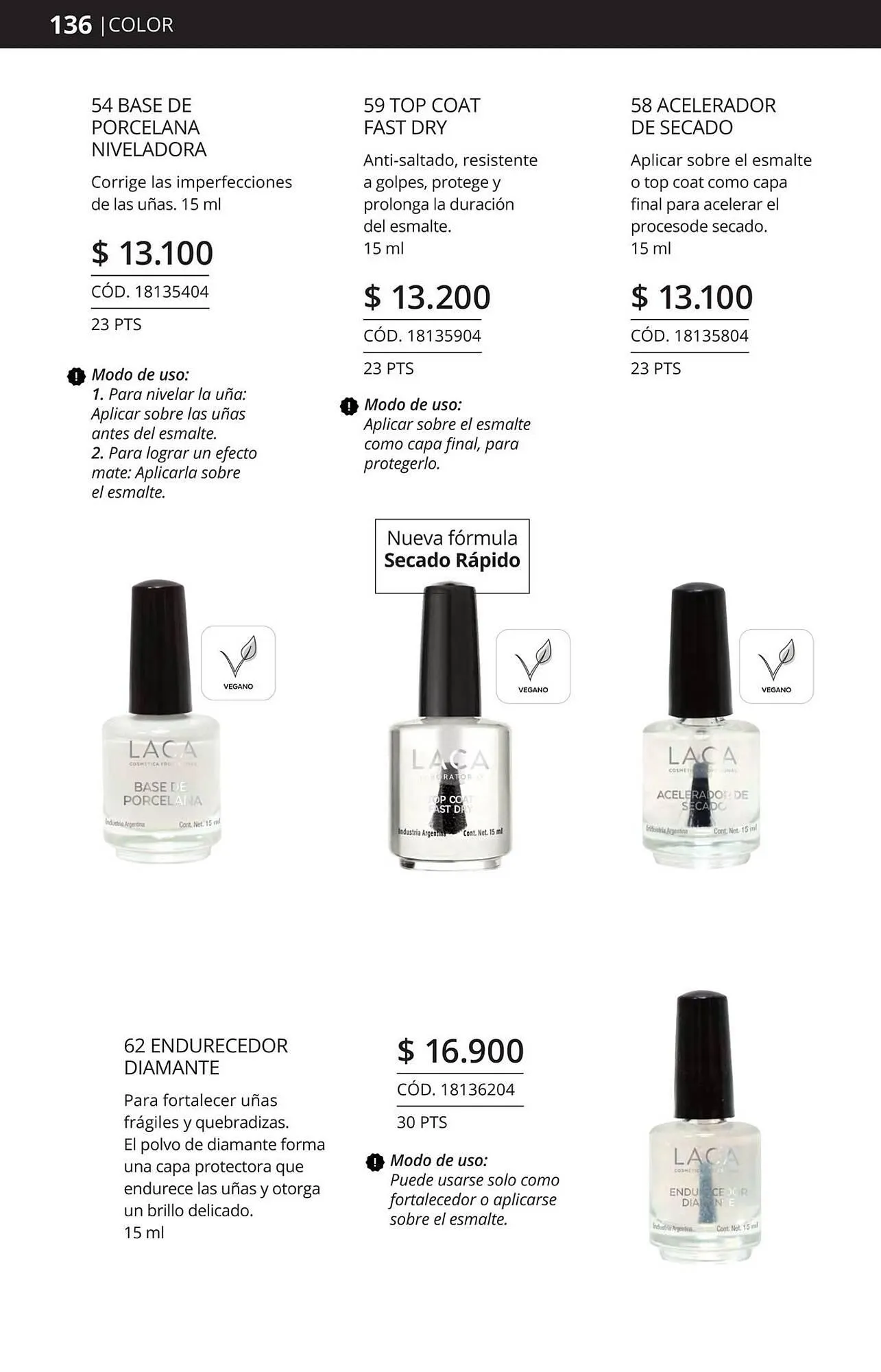 Ofertas de Catálogo Laboratorio LACA 2 de diciembre al 31 de diciembre 2024 - Página 136 del catálogo