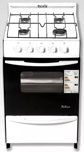 Cocina Escorial Palace Blanca Gas Natural 51 Cm Ancho