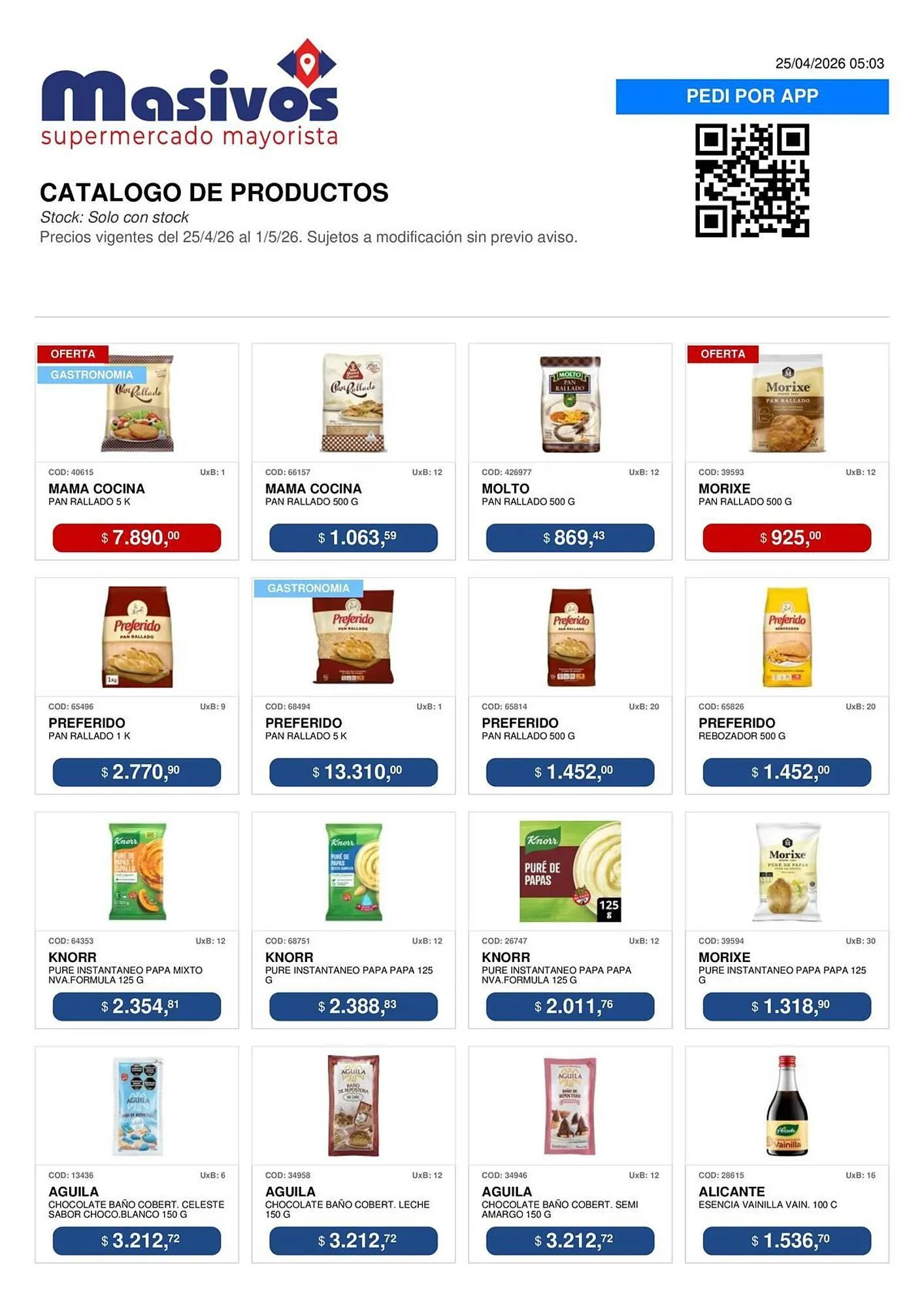 Ofertas de Catálogo Masivos 25 de abril al 1 de mayo 2026 - Página 38 del catálogo