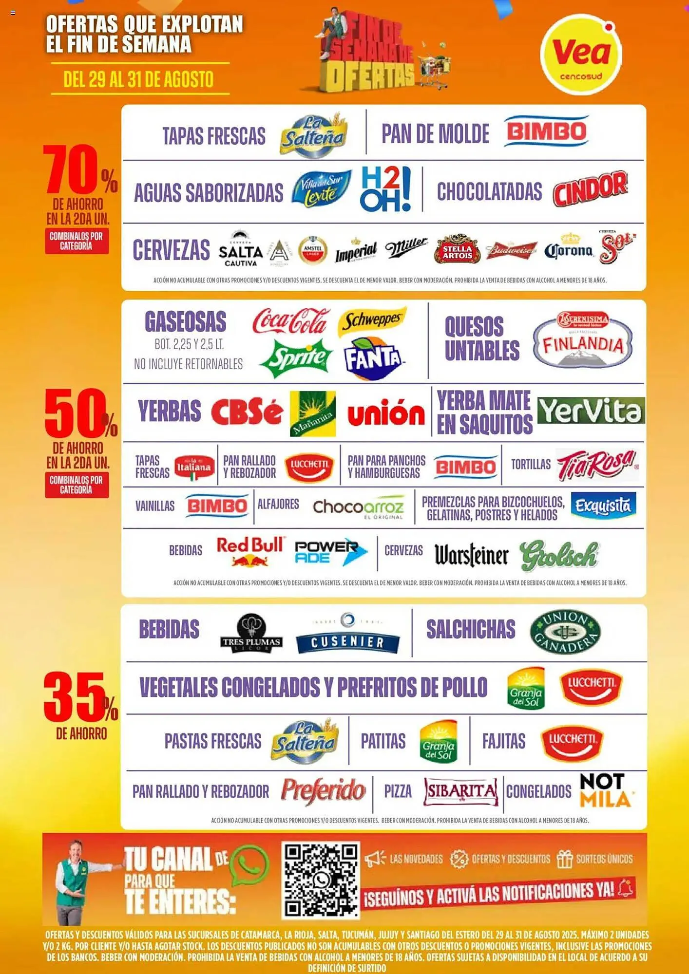 Ofertas de Catálogo Supermercados Vea 29 de agosto al 31 de agosto 2025 - Página 3 del catálogo