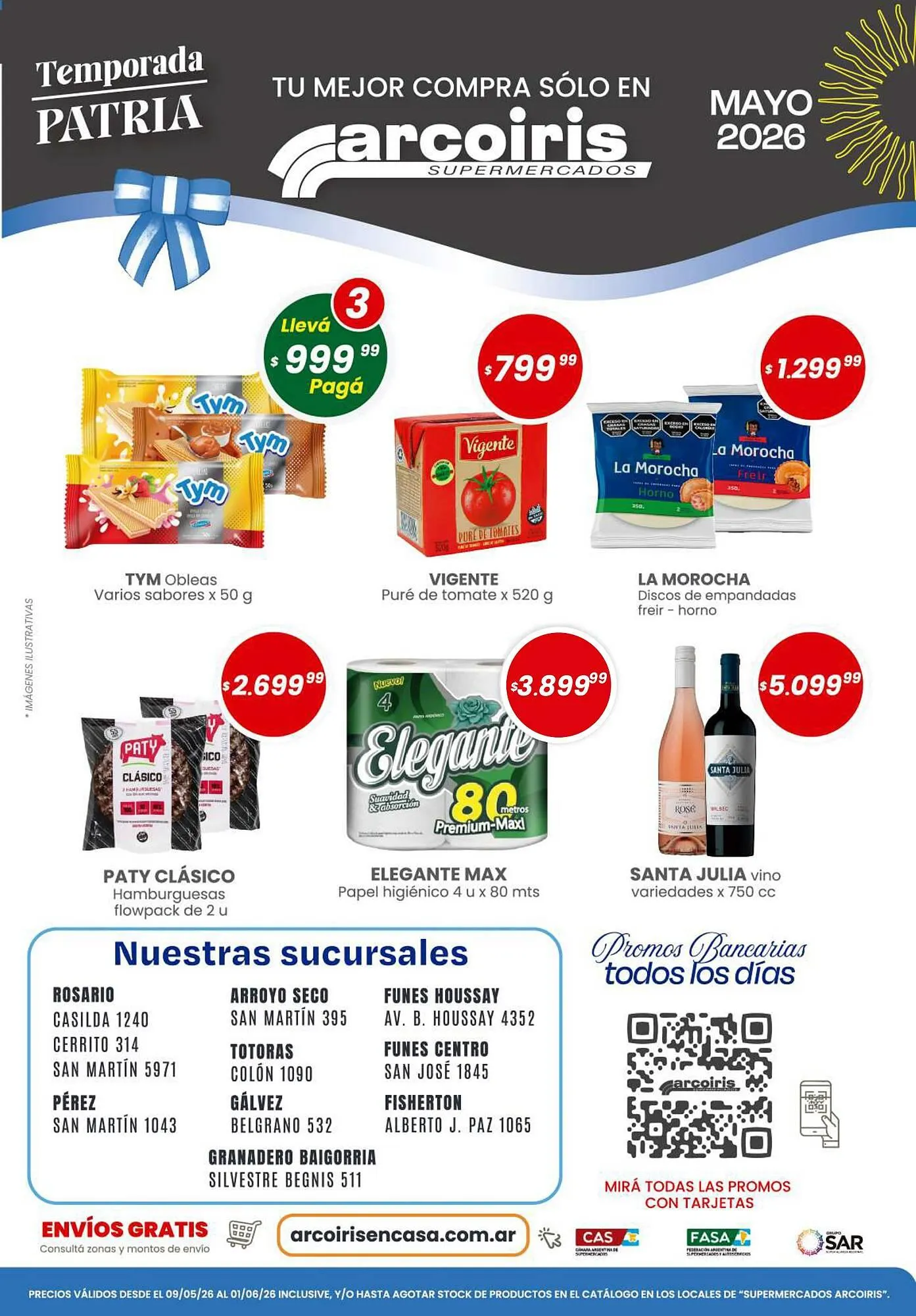 Ofertas de Catálogo Arcoiris Supermercados 1 de mayo al 31 de mayo 2026 - Página 1 del catálogo
