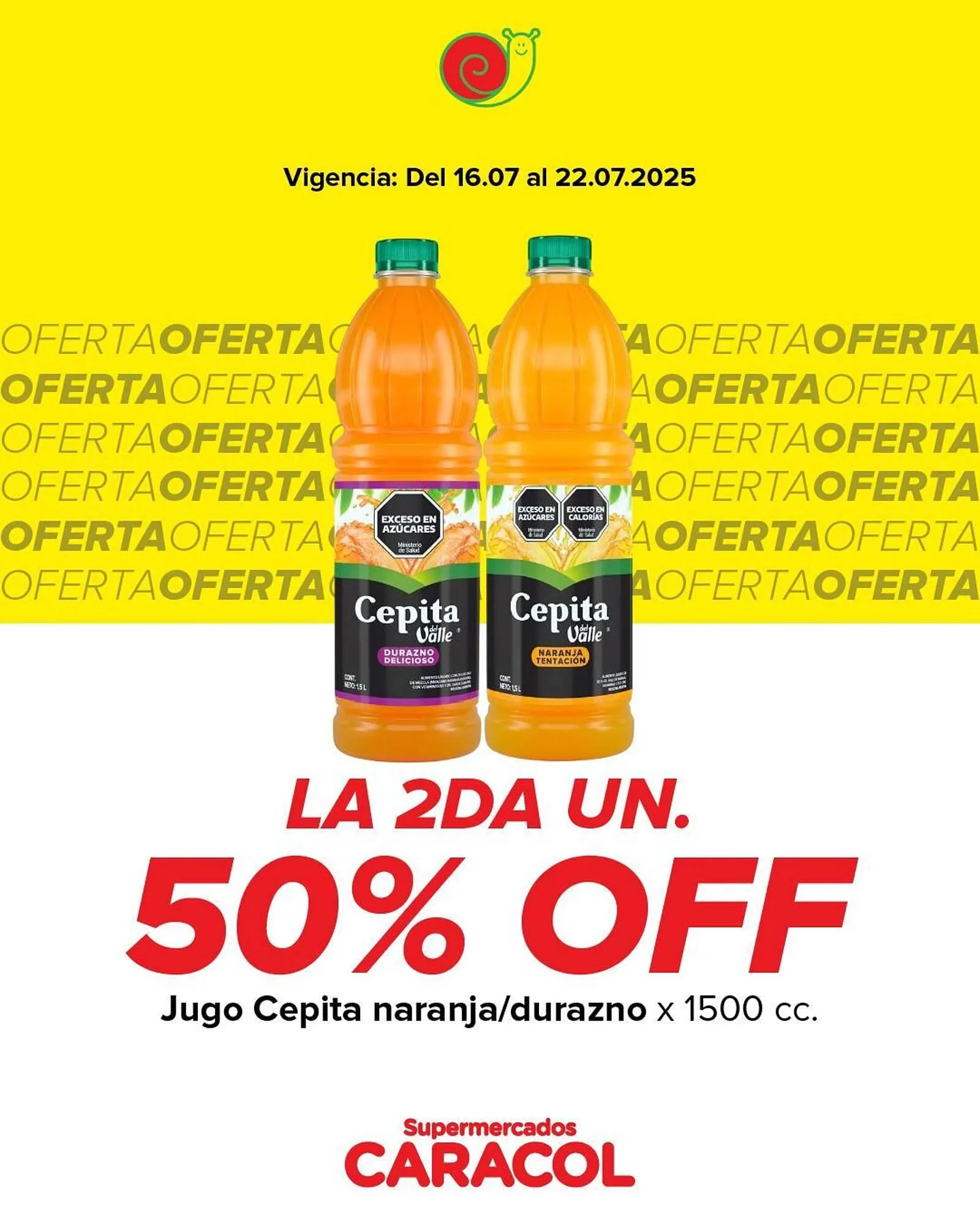 Ofertas de Catálogo Supermercados Caracol 16 de julio al 21 de julio 2025 - Página 2 del catálogo