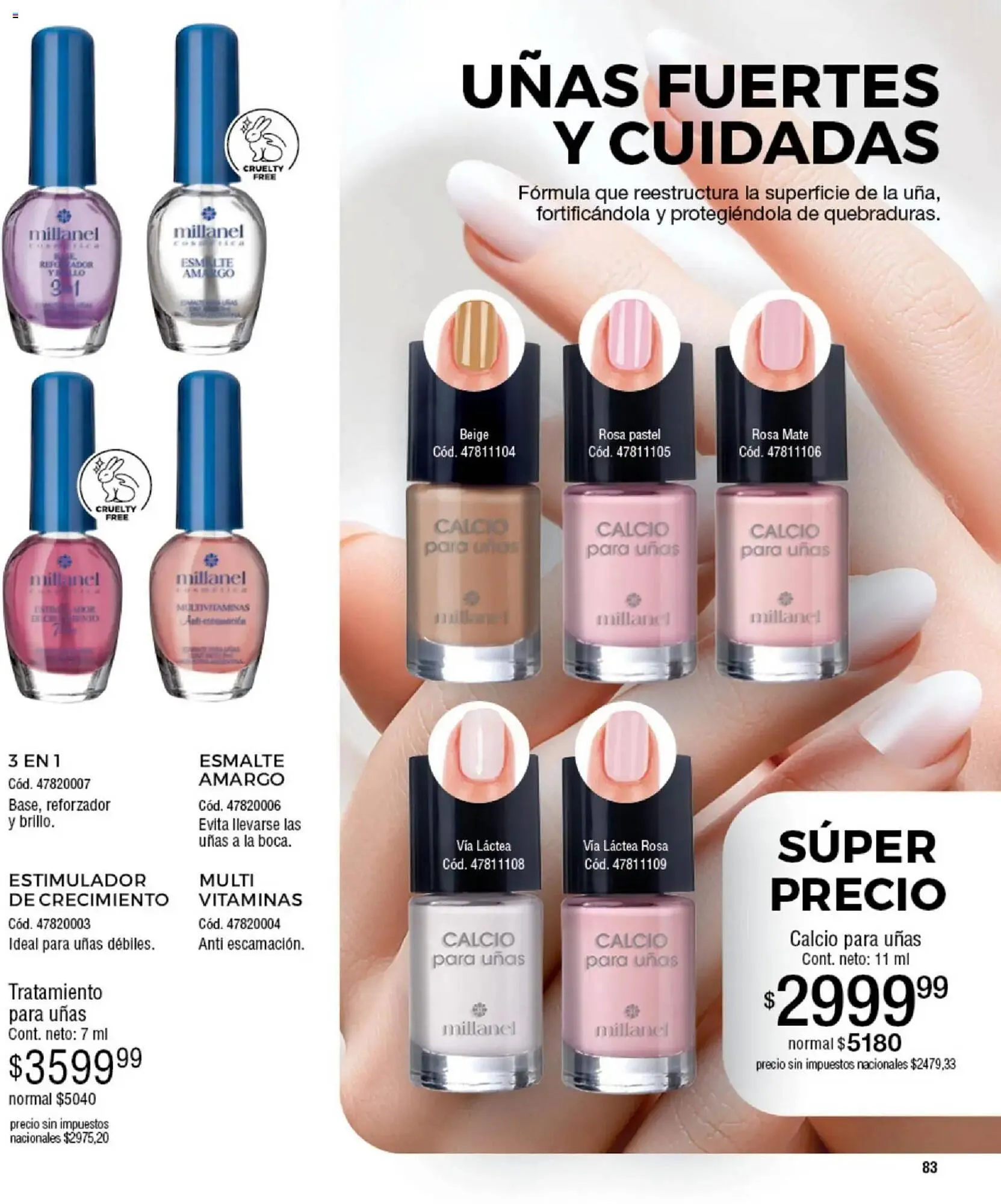 Ofertas de Catálogo Millanel Cosmética 2 de febrero al 2 de marzo 2026 - Página 83 del catálogo