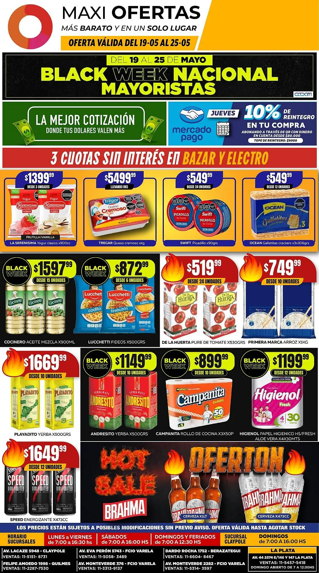 Ofertas de Catálogo Maxi Ofertas 19 de mayo al 25 de mayo 2025 - Página 1 del catálogo