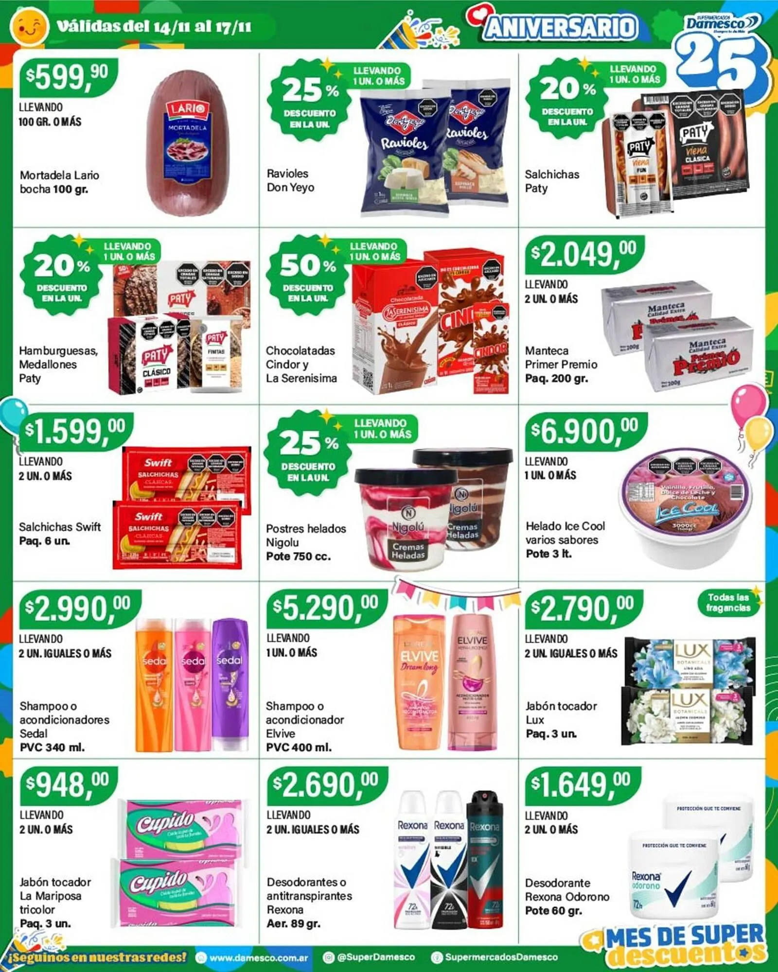 Ofertas de Catálogo Supermercados Damesco 14 de noviembre al 17 de noviembre 2025 - Página 6 del catálogo