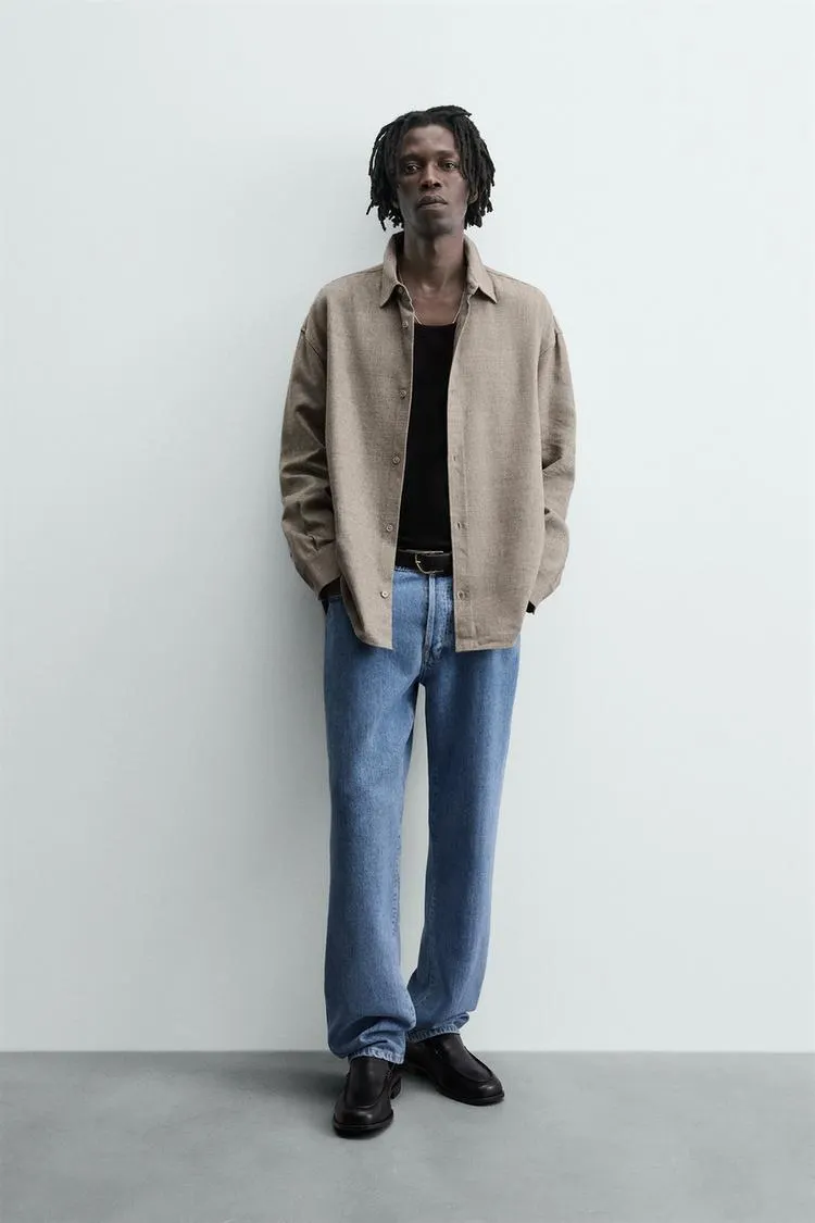 CAMISA RELAXED FIT ESTRUCTURA