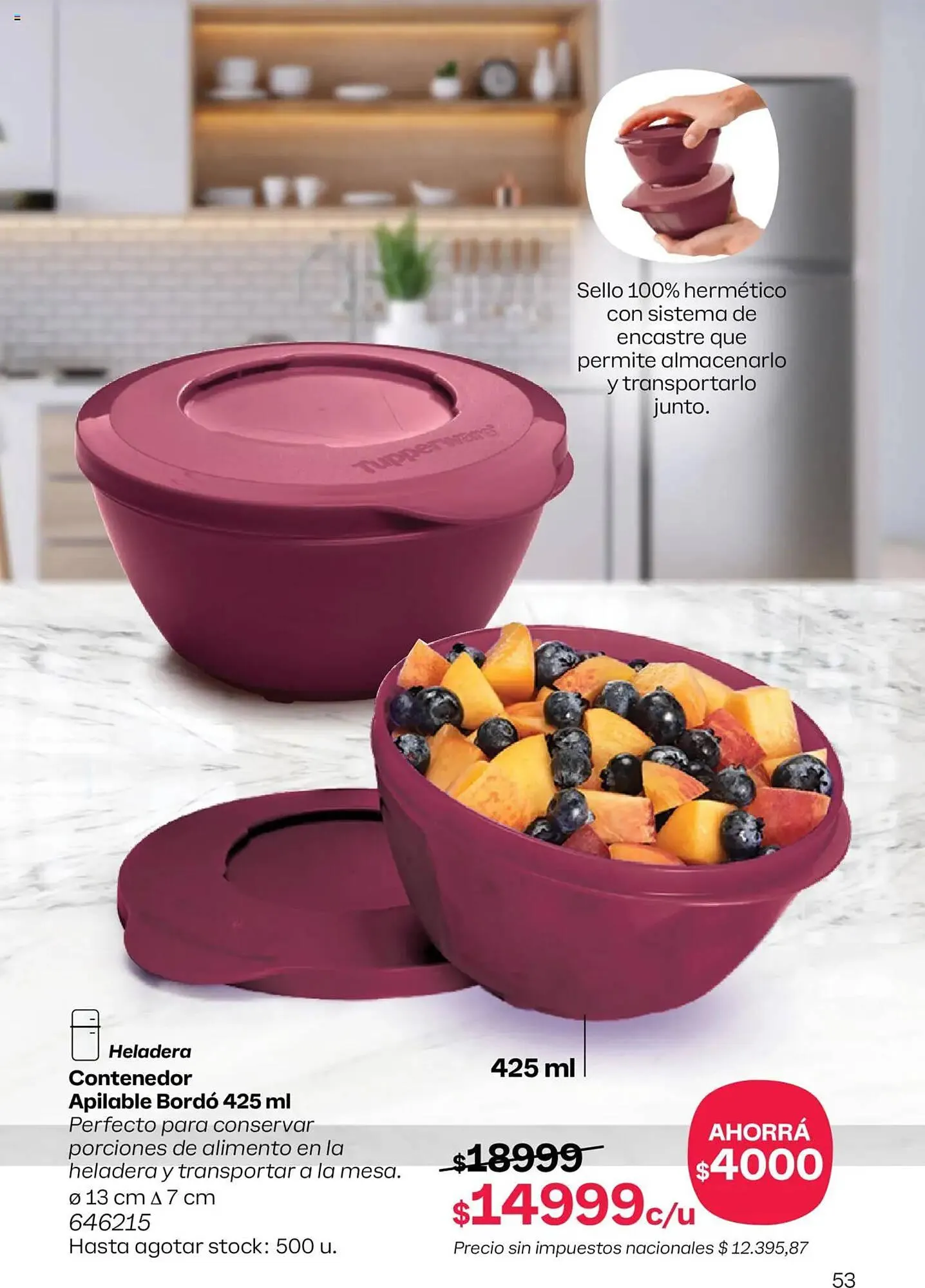 Ofertas de Folleto Tupperware 21 de septiembre al 5 de octubre 2025 - Página 54 del catálogo