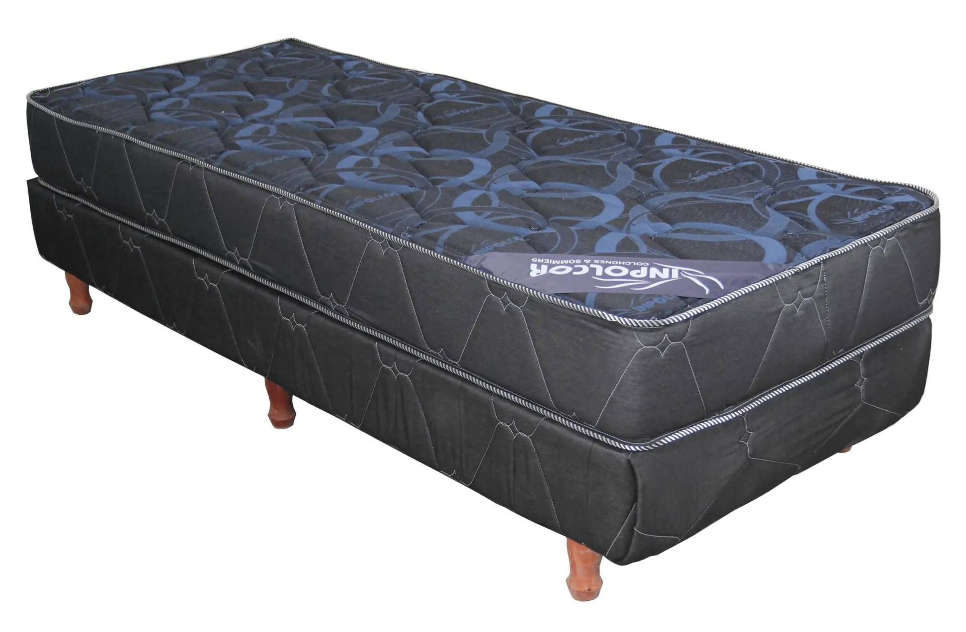 Conjunto Sommier Espuma Palermo 140 x 190 x 23