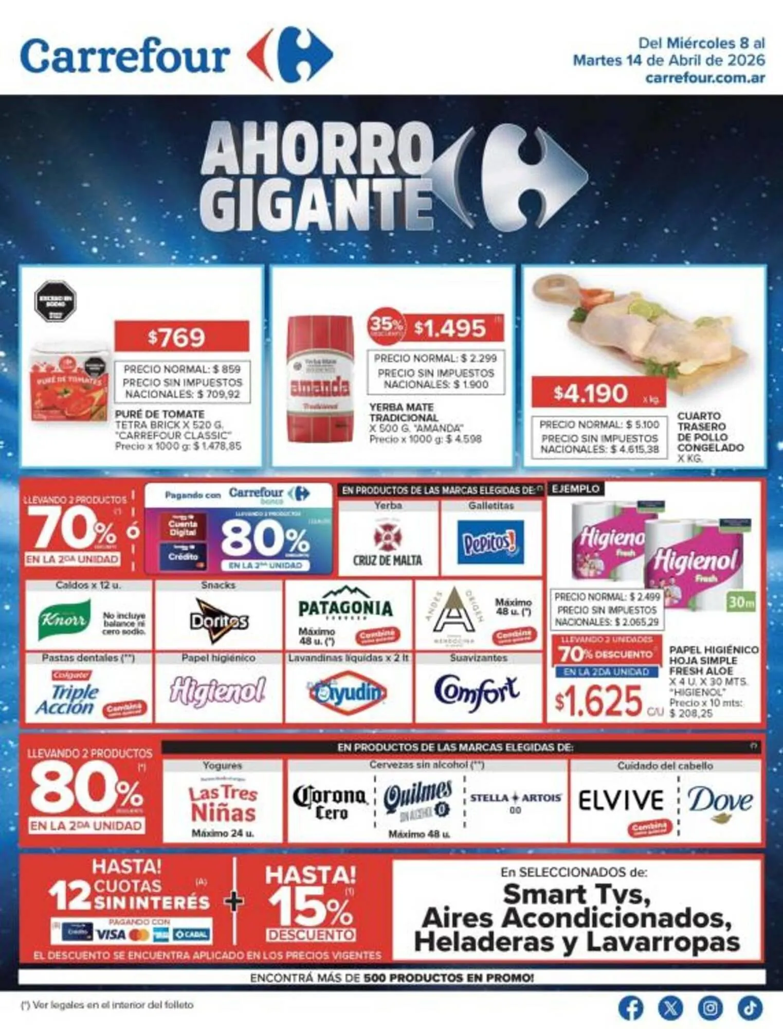 Ofertas de Catálogo Carrefour 8 de abril al 15 de abril 2026 - Página 1 del catálogo