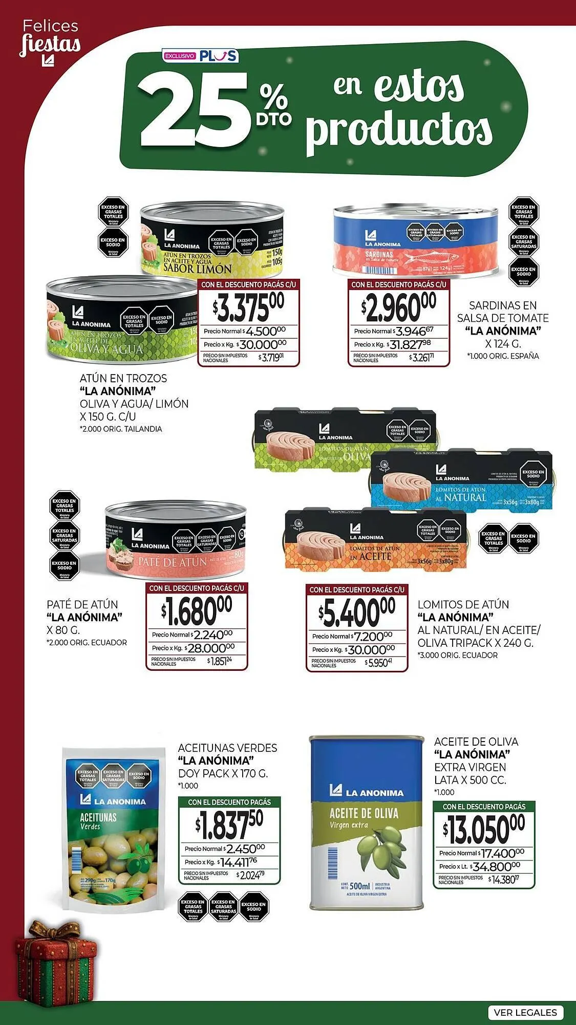 Ofertas de Catálogo La Anonima 4 de diciembre al 17 de diciembre 2025 - Página 12 del catálogo