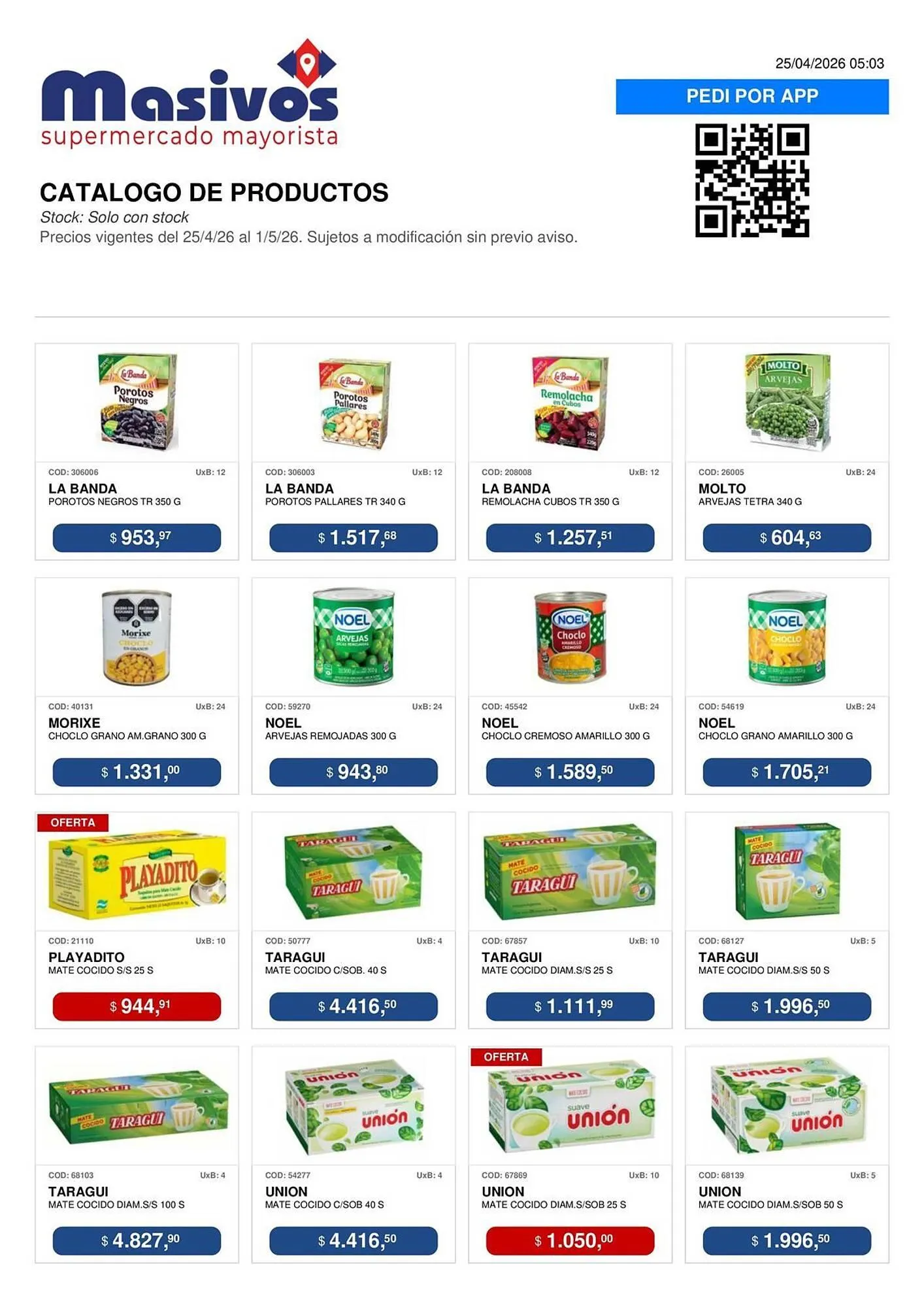 Ofertas de Catálogo Masivos 25 de abril al 1 de mayo 2026 - Página 36 del catálogo