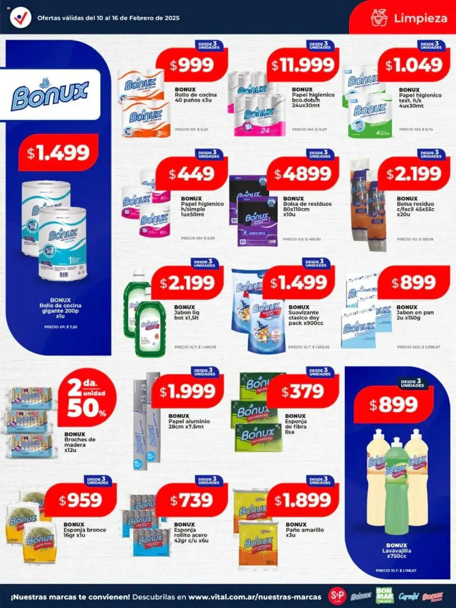 Ofertas de Catálogo Supermayorista Vital 10 de febrero al 16 de febrero 2025 - Página 10 del catálogo