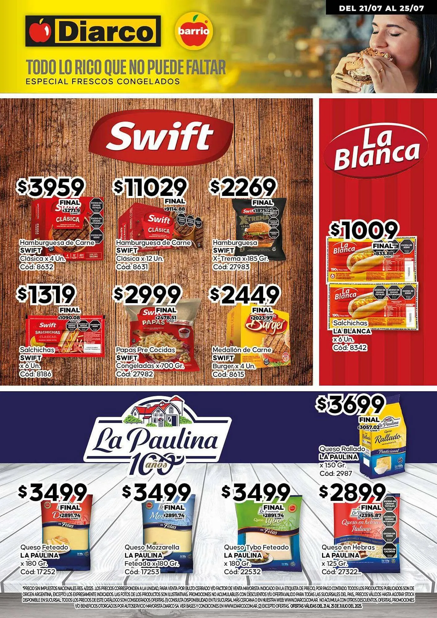 Ofertas de Catálogo Diarco 21 de julio al 25 de julio 2025 - Página 1 del catálogo
