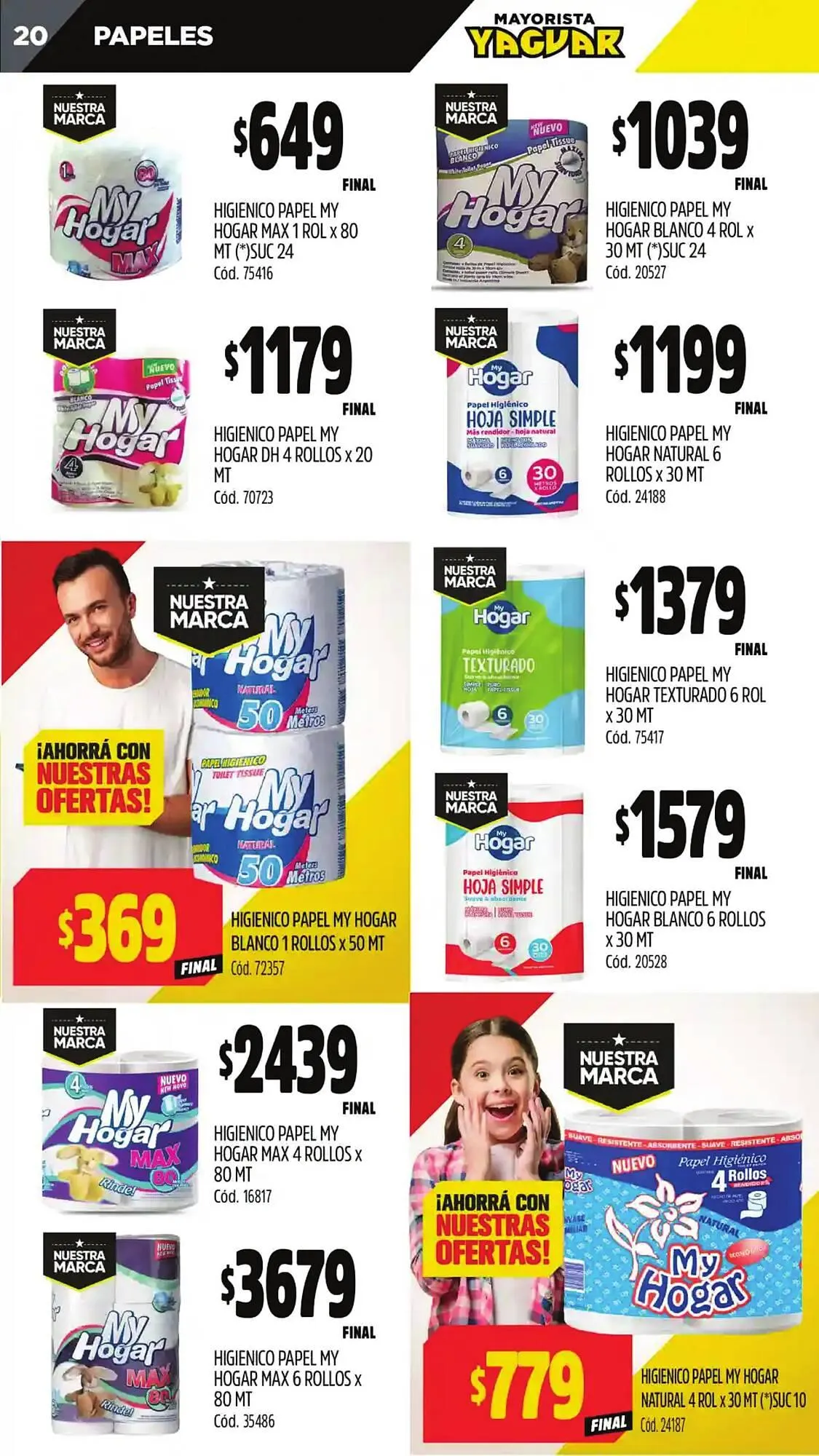 Ofertas de Catálogo Supermercados Yaguar 10 de marzo al 16 de marzo 2025 - Página 20 del catálogo