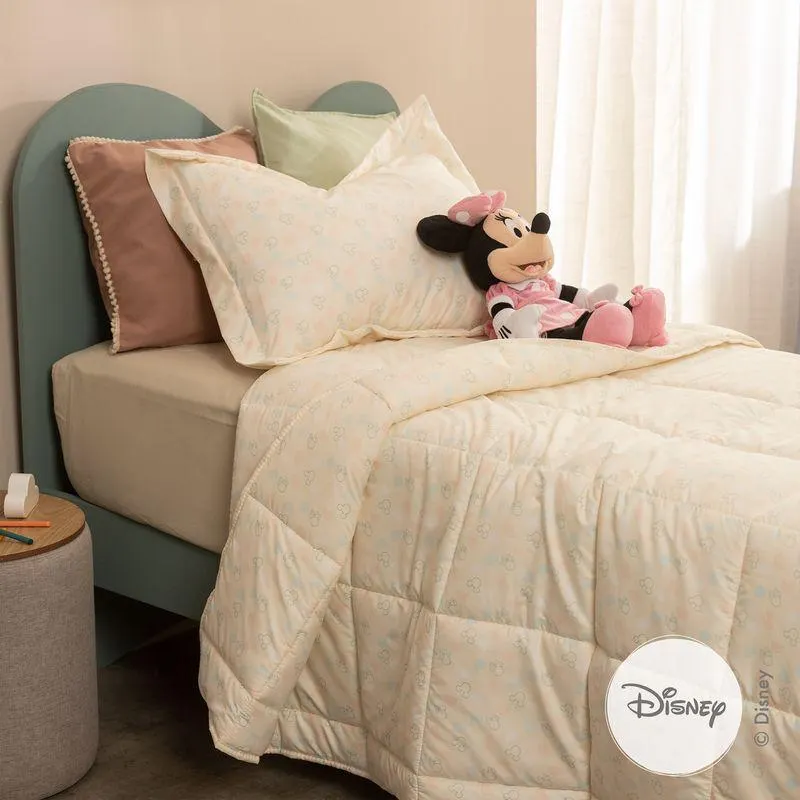 Cubrecama Twin Size Reversible Amigos Mickey
