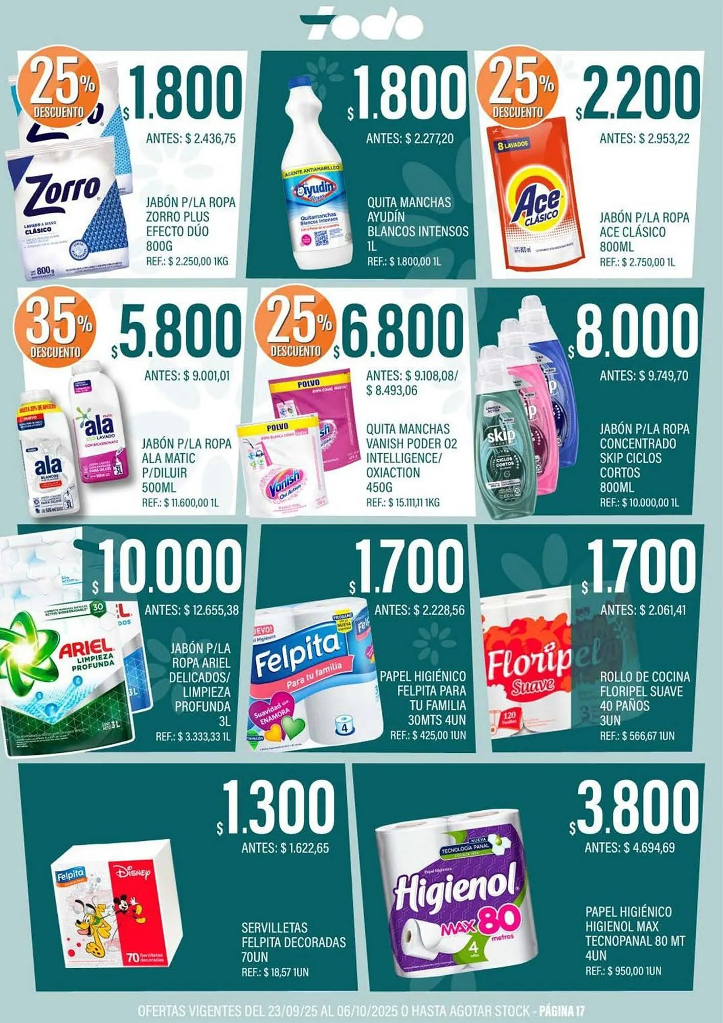 Ofertas de Catálogo Supermercados Todo 23 de septiembre al 31 de diciembre 2025 - Página 17 del catálogo