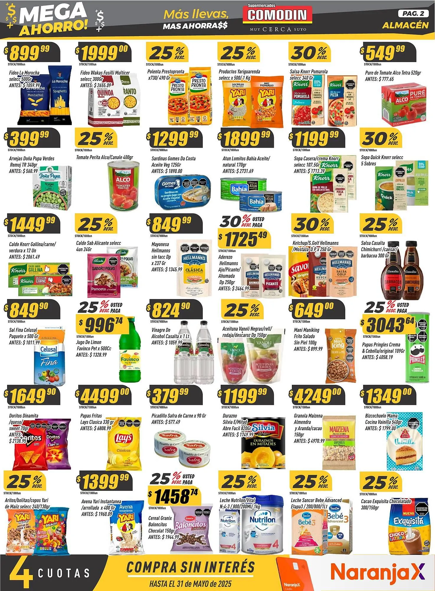 Ofertas de Catálogo Supermercados Comodin 5 de mayo al 11 de mayo 2025 - Página 2 del catálogo