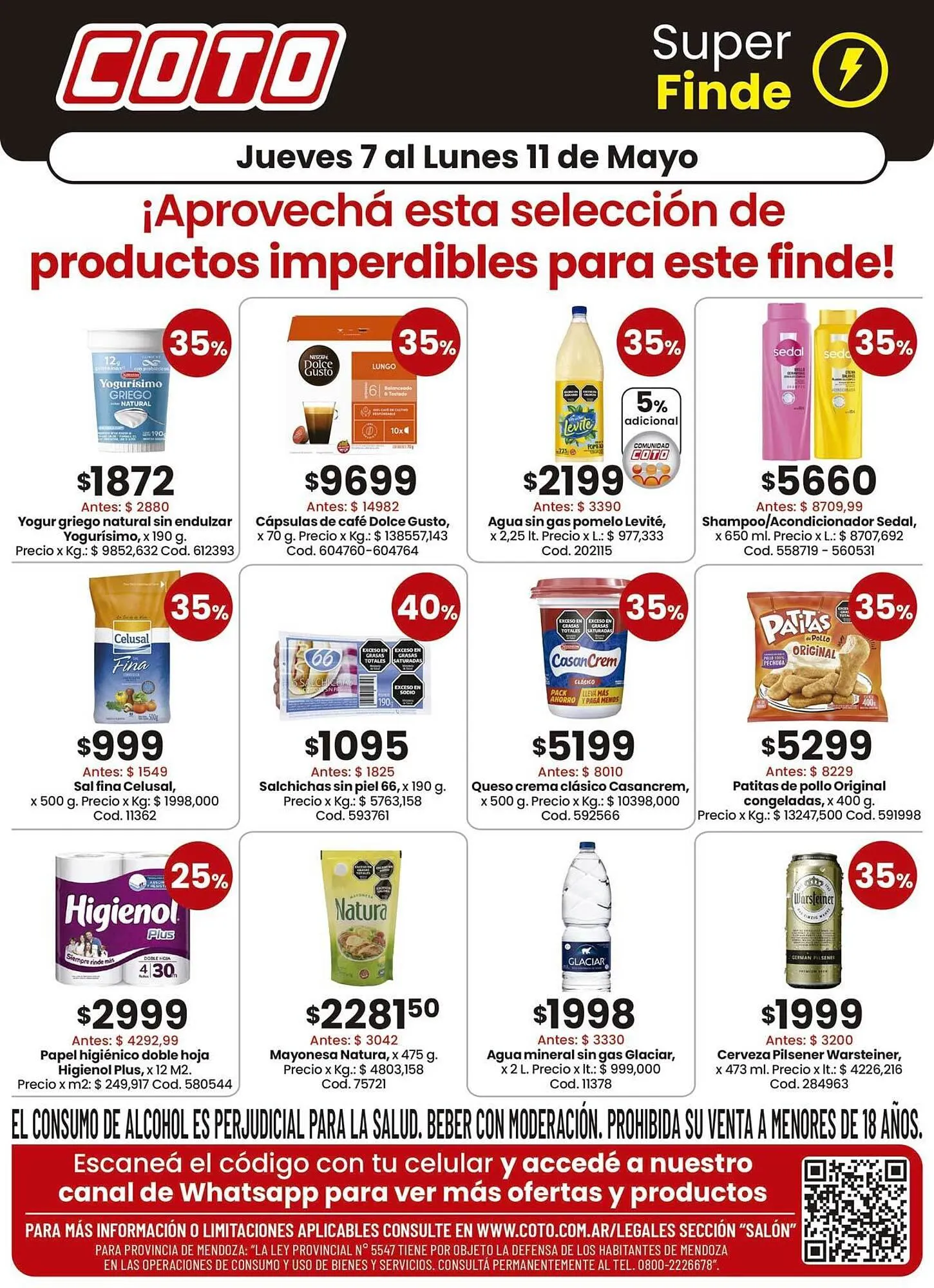 Ofertas de Catálogo Coto 7 de mayo al 14 de mayo 2026 - Página 5 del catálogo