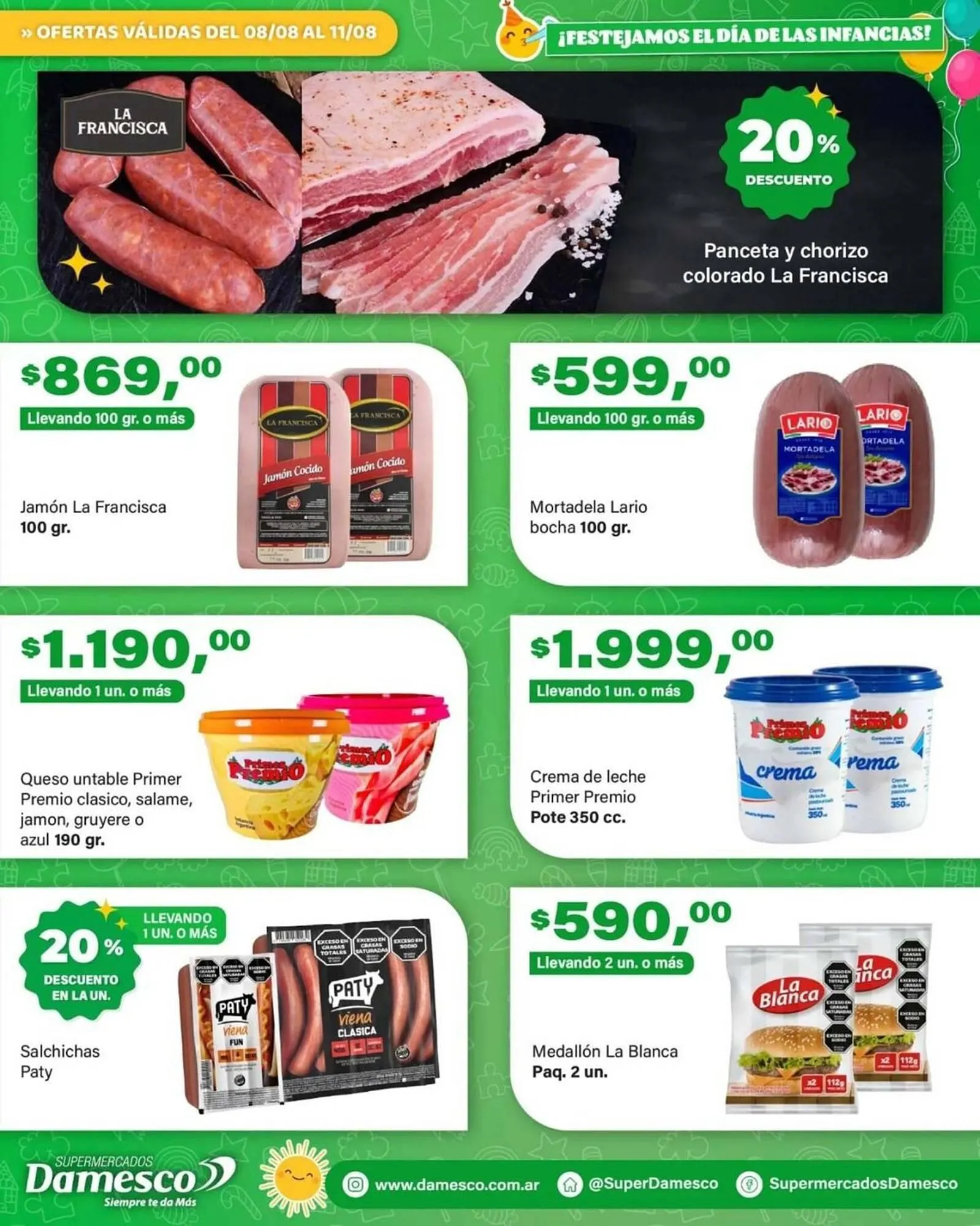 Ofertas de Catálogo Supermercados Damesco 8 de agosto al 11 de agosto 2025 - Página 7 del catálogo