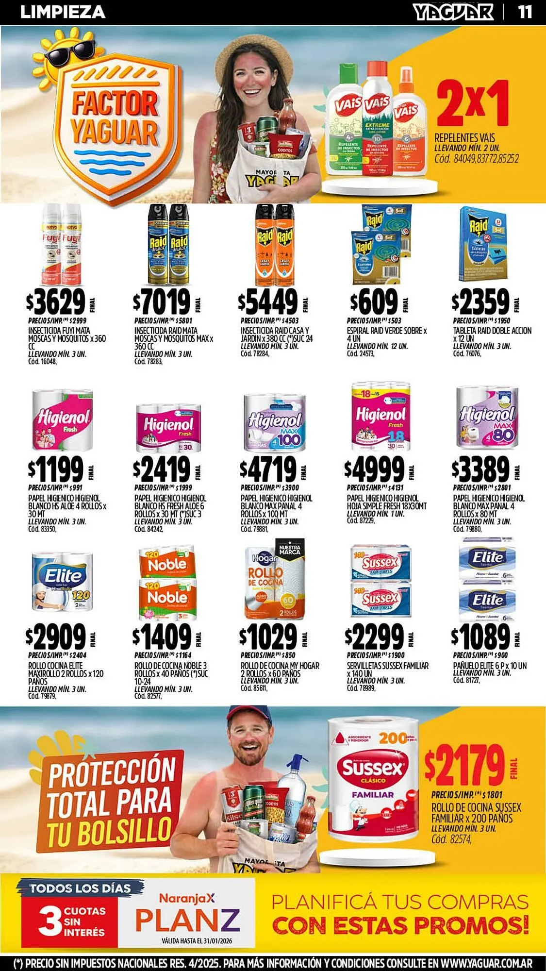 Ofertas de Catálogo Supermercados Yaguar 26 de enero al 1 de febrero 2026 - Página 11 del catálogo