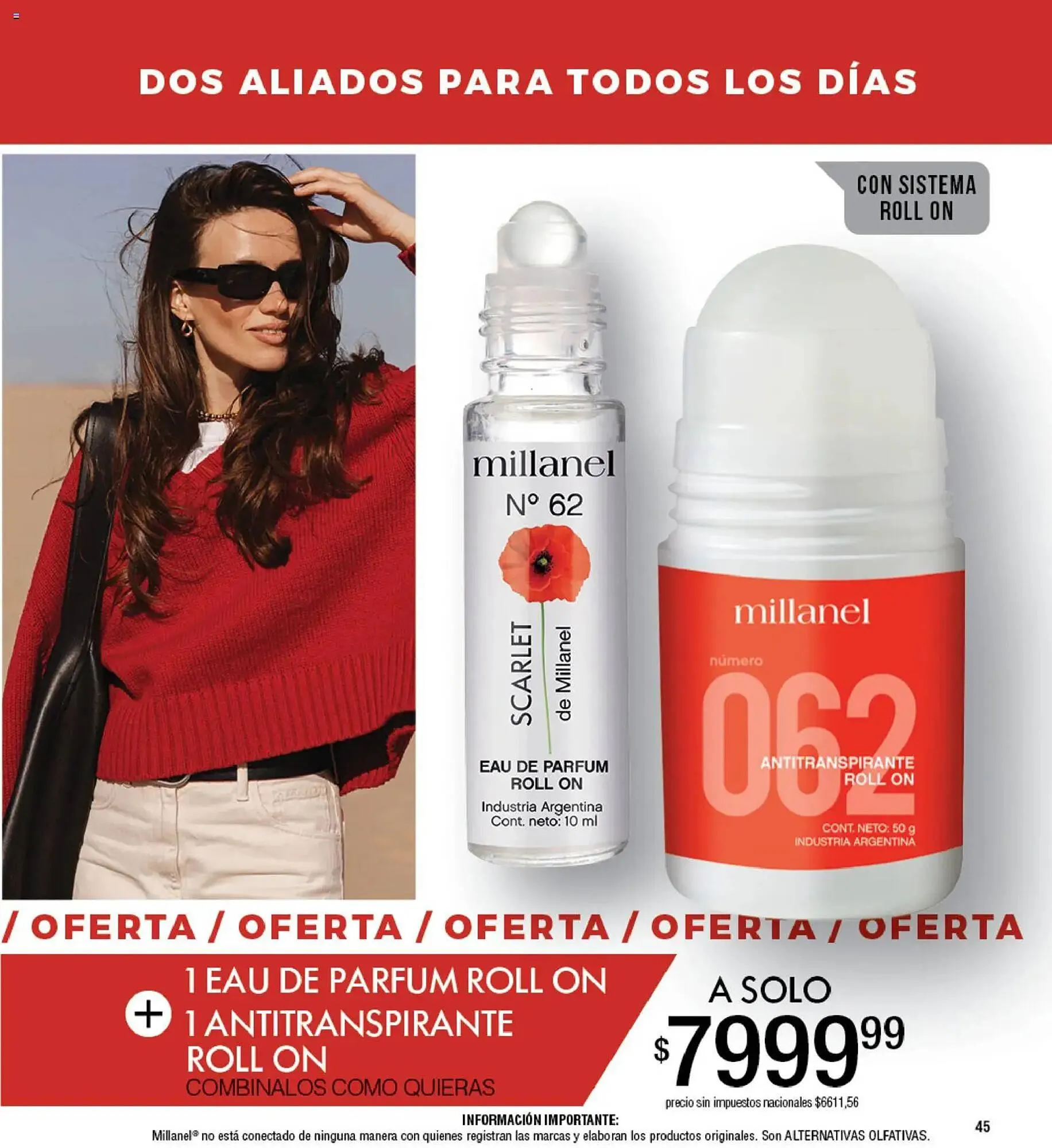 Ofertas de Catálogo Millanel Cosmética 27 de abril al 25 de mayo 2026 - Página 45 del catálogo