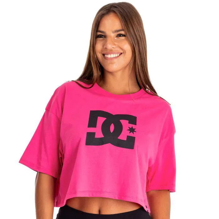 Remera Mc DC Star Boxy (Ros) DC Mujer