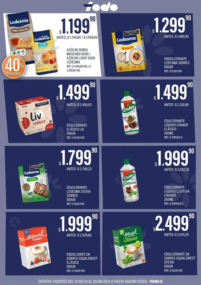 Ofertas de Catálogo Supermercados Todo 31 de mayo al 20 de junio 2024 - Página 15 del catálogo