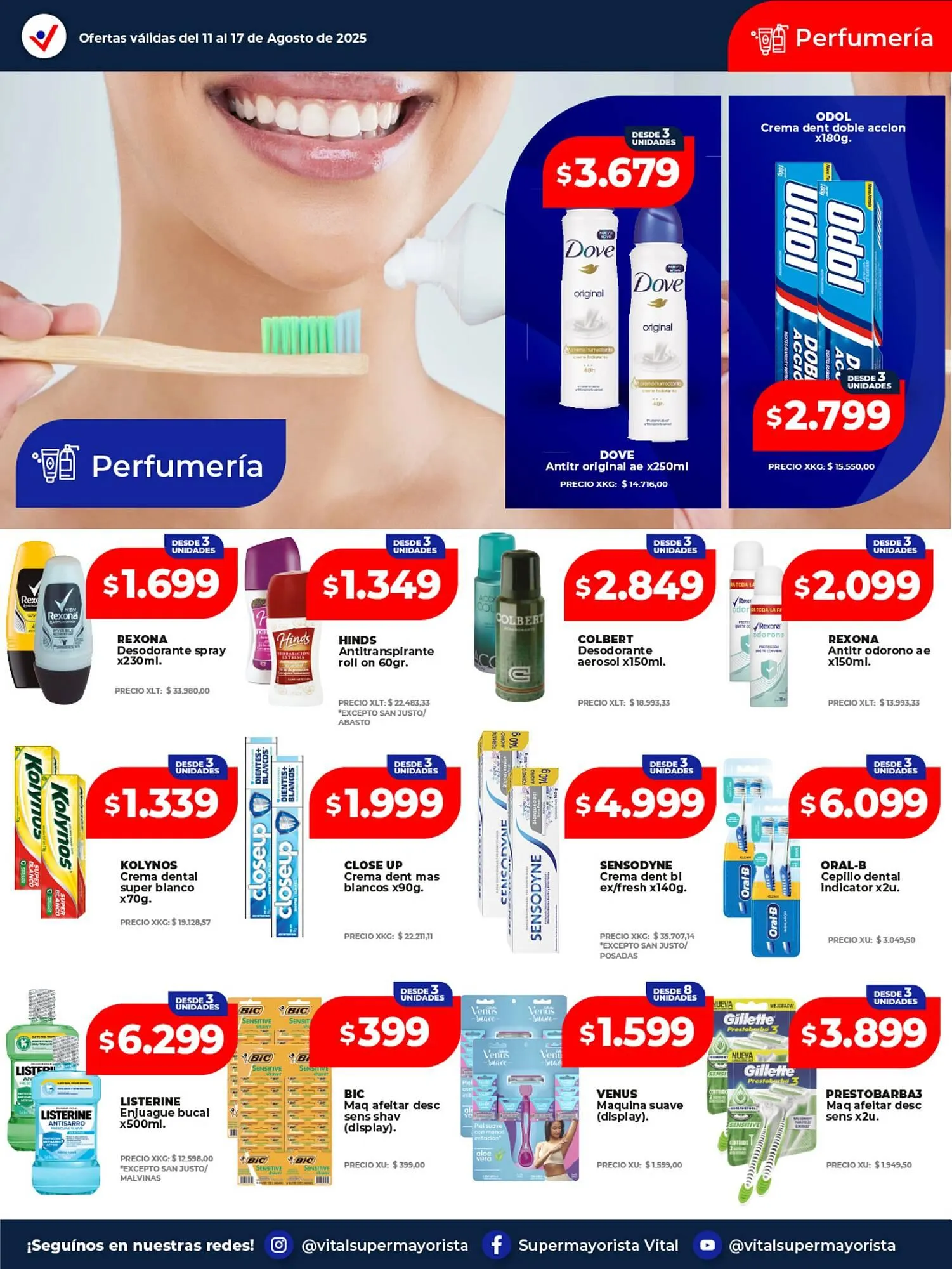 Ofertas de Catálogo Supermayorista Vital 11 de agosto al 17 de agosto 2025 - Página 3 del catálogo