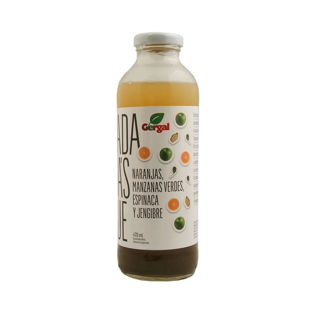 Jugo Nrja.Manz/Ver. Gergal Bot 470 Ml
