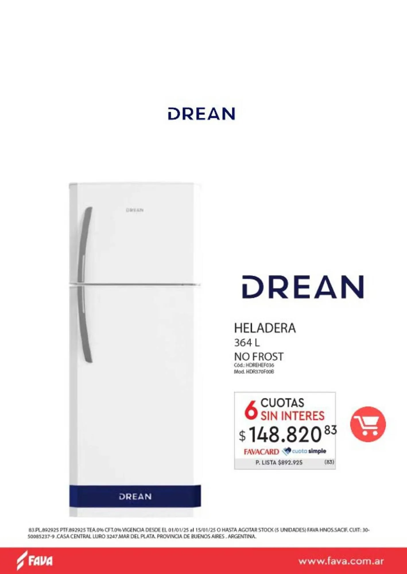 Ofertas de Catálogo Fava 9 de enero al 1 de febrero 2025 - Página 42 del catálogo