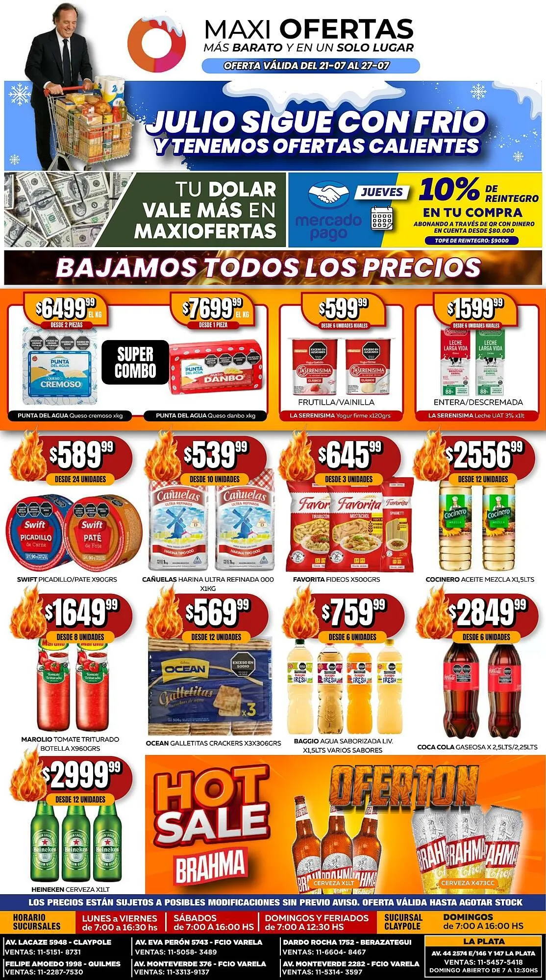 Ofertas de Catálogo Maxi Ofertas 21 de julio al 27 de julio 2025 - Página 1 del catálogo