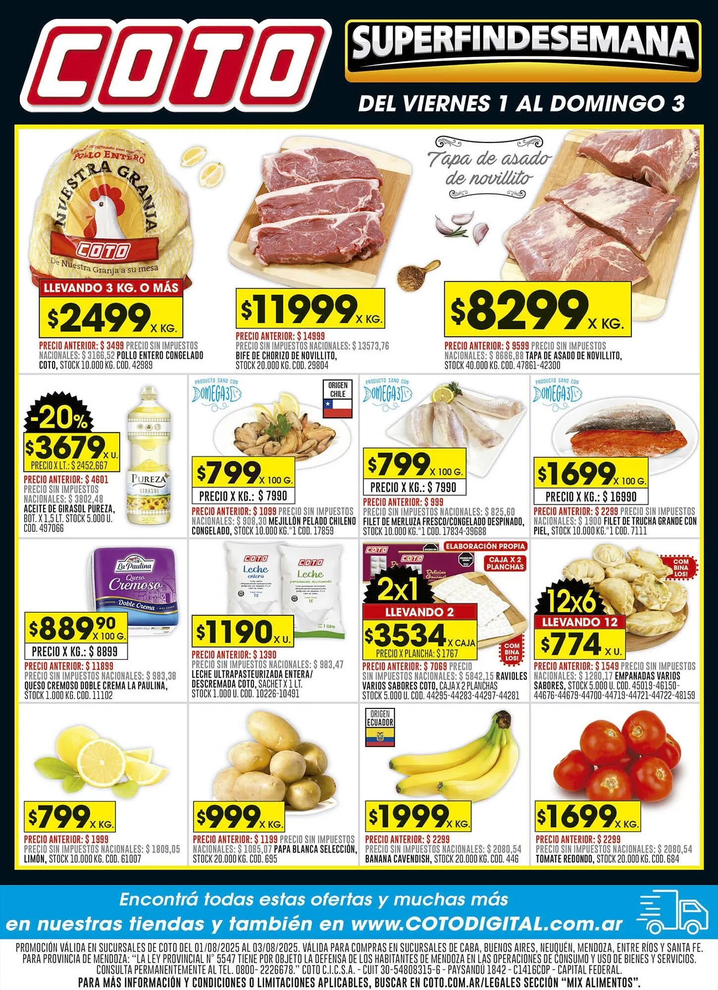 Ofertas de Catálogo Coto 1 de agosto al 3 de agosto 2025 - Página 2 del catálogo