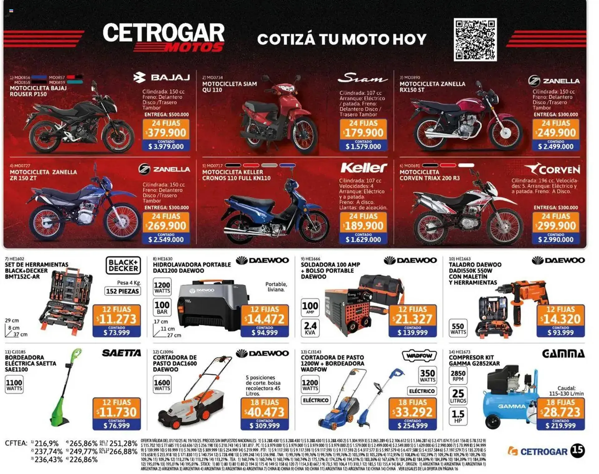Ofertas de Catálogo Cetrogar 1 de octubre al 31 de octubre 2025 - Página 15 del catálogo