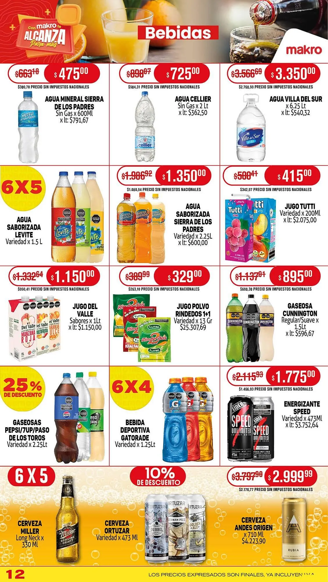 Ofertas de Catálogo Makro 18 de septiembre al 25 de septiembre 2025 - Página 12 del catálogo