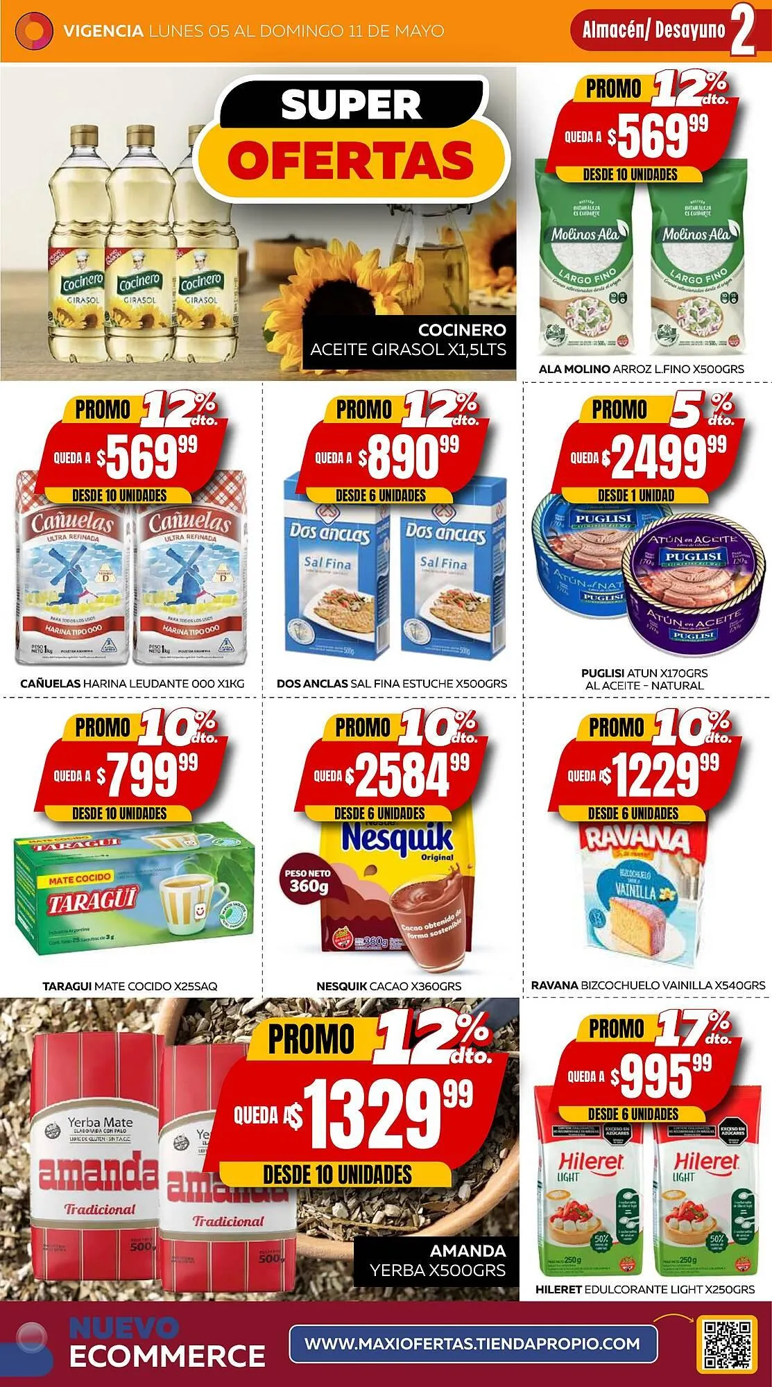 Ofertas de Catálogo Maxi Ofertas 5 de mayo al 11 de mayo 2025 - Página 2 del catálogo