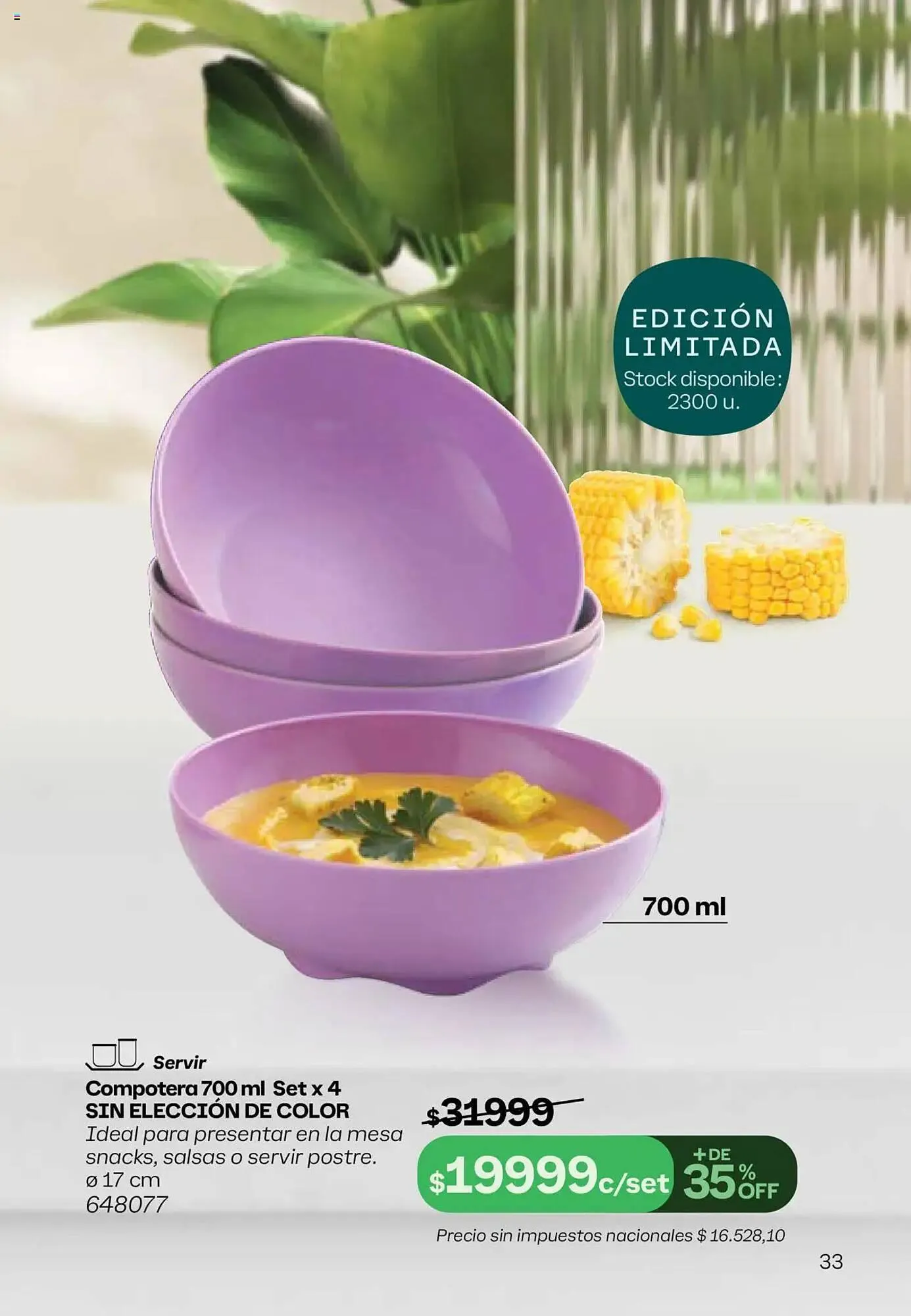 Ofertas de Catálogo Tupperware 29 de mayo al 12 de junio 2025 - Página 34 del catálogo