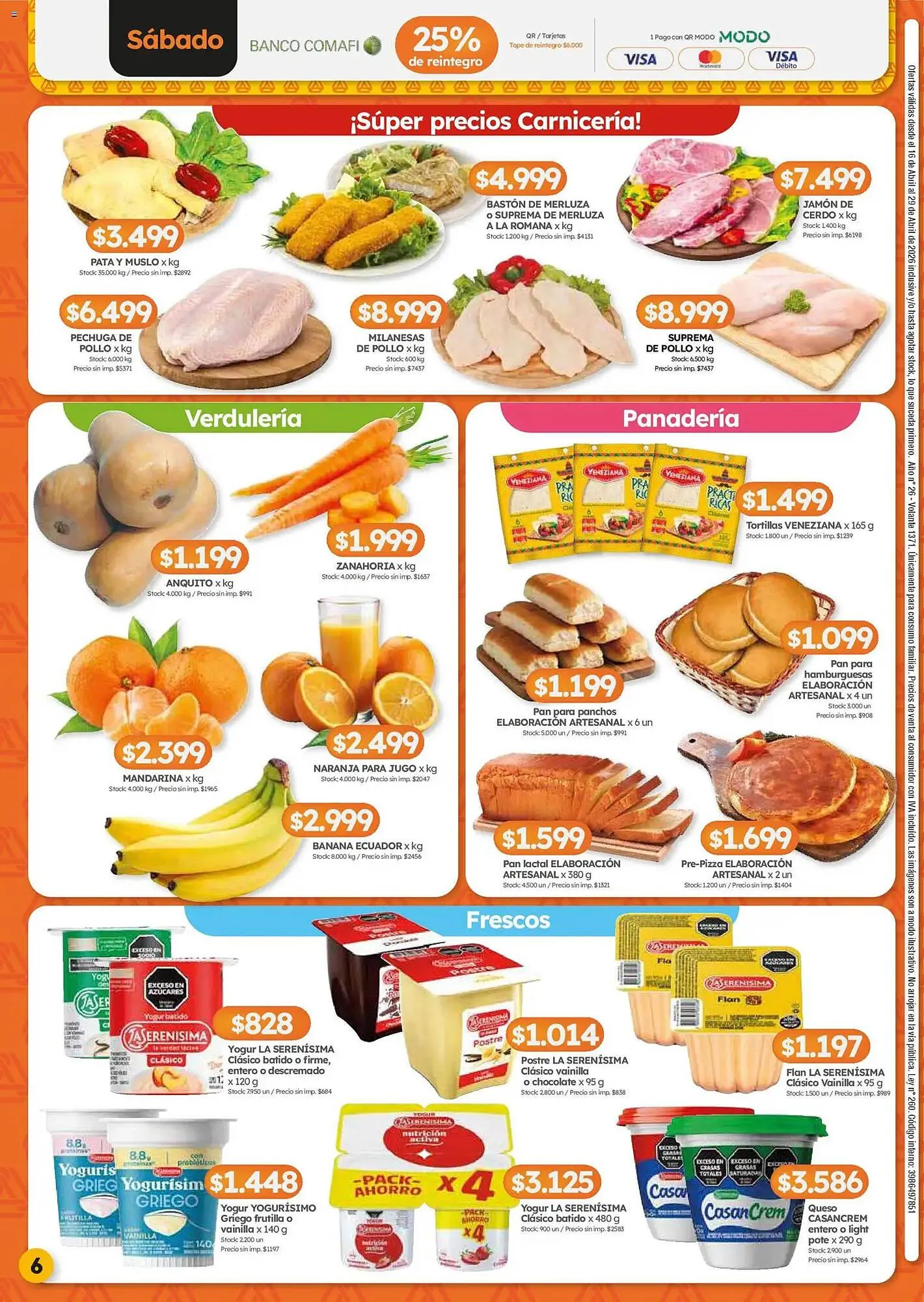 Ofertas de Folleto Cordiez 16 de abril al 29 de abril 2026 - Página 6 del catálogo