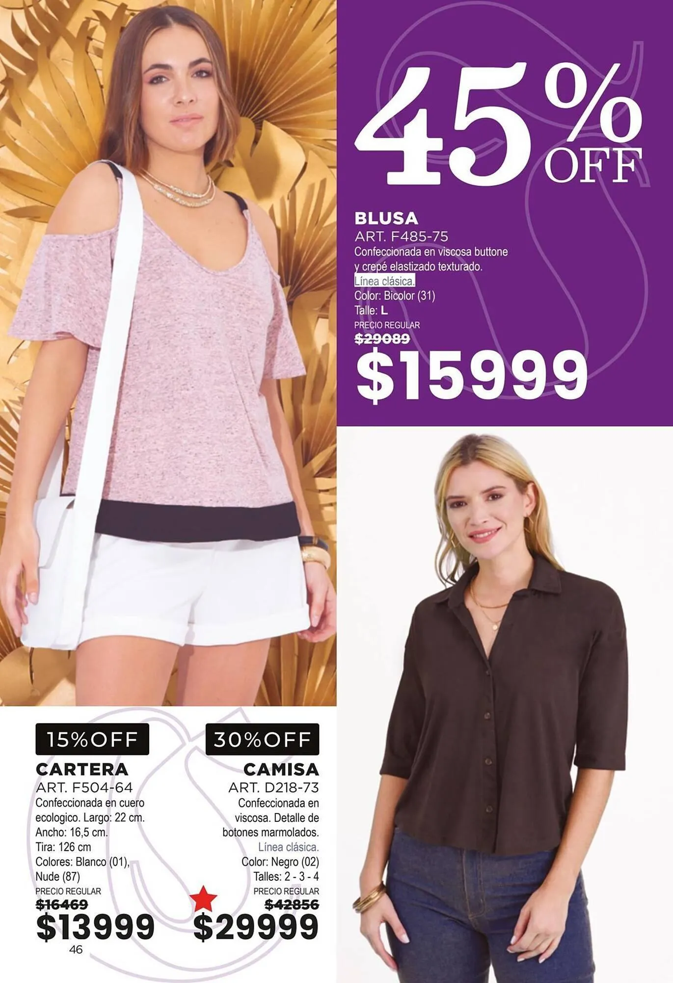 Ofertas de Catálogo Juana Bonita 25 de marzo al 31 de marzo 2025 - Página 46 del catálogo