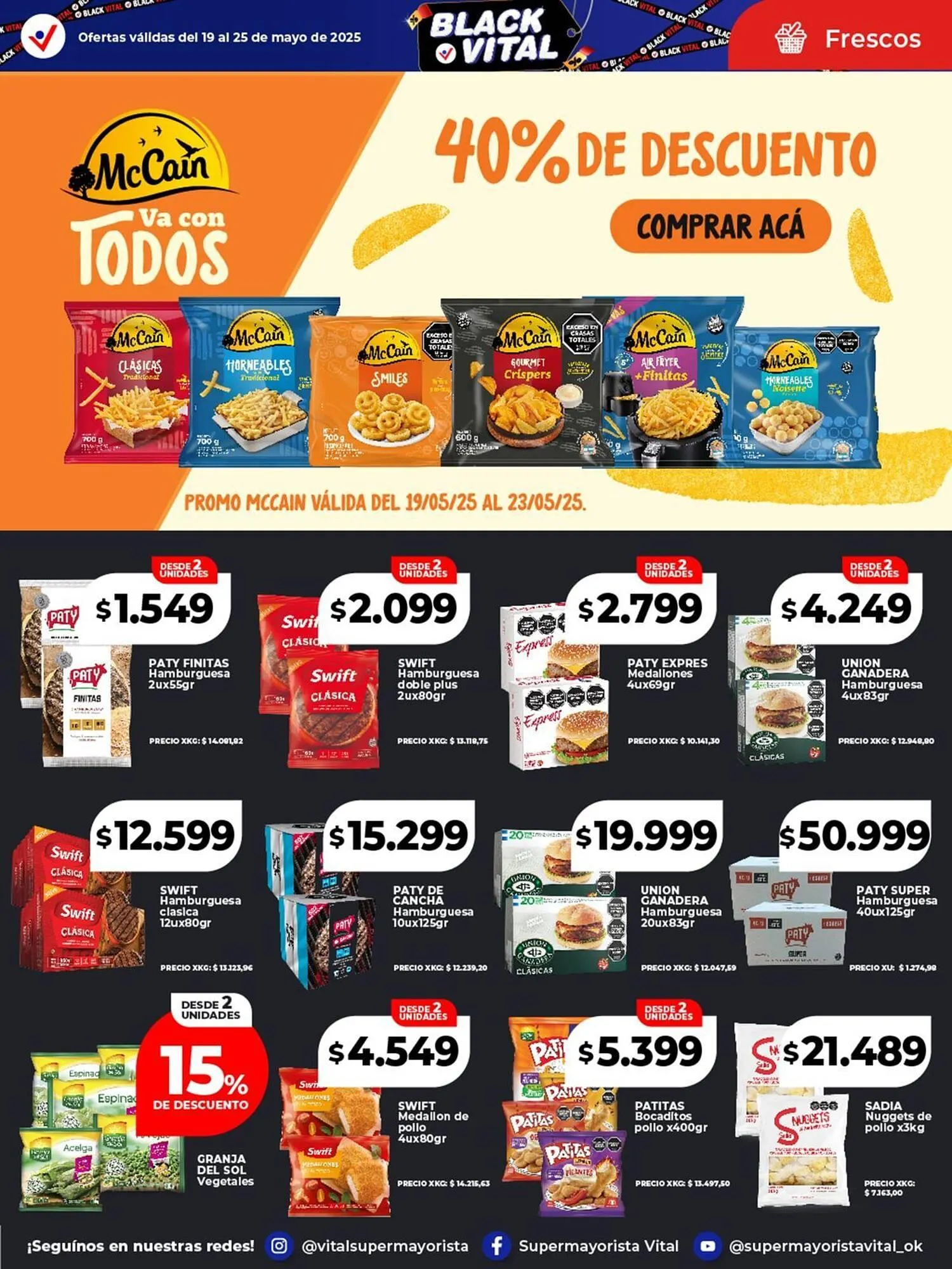 Ofertas de Catálogo Supermayorista Vital 19 de mayo al 25 de mayo 2025 - Página 13 del catálogo