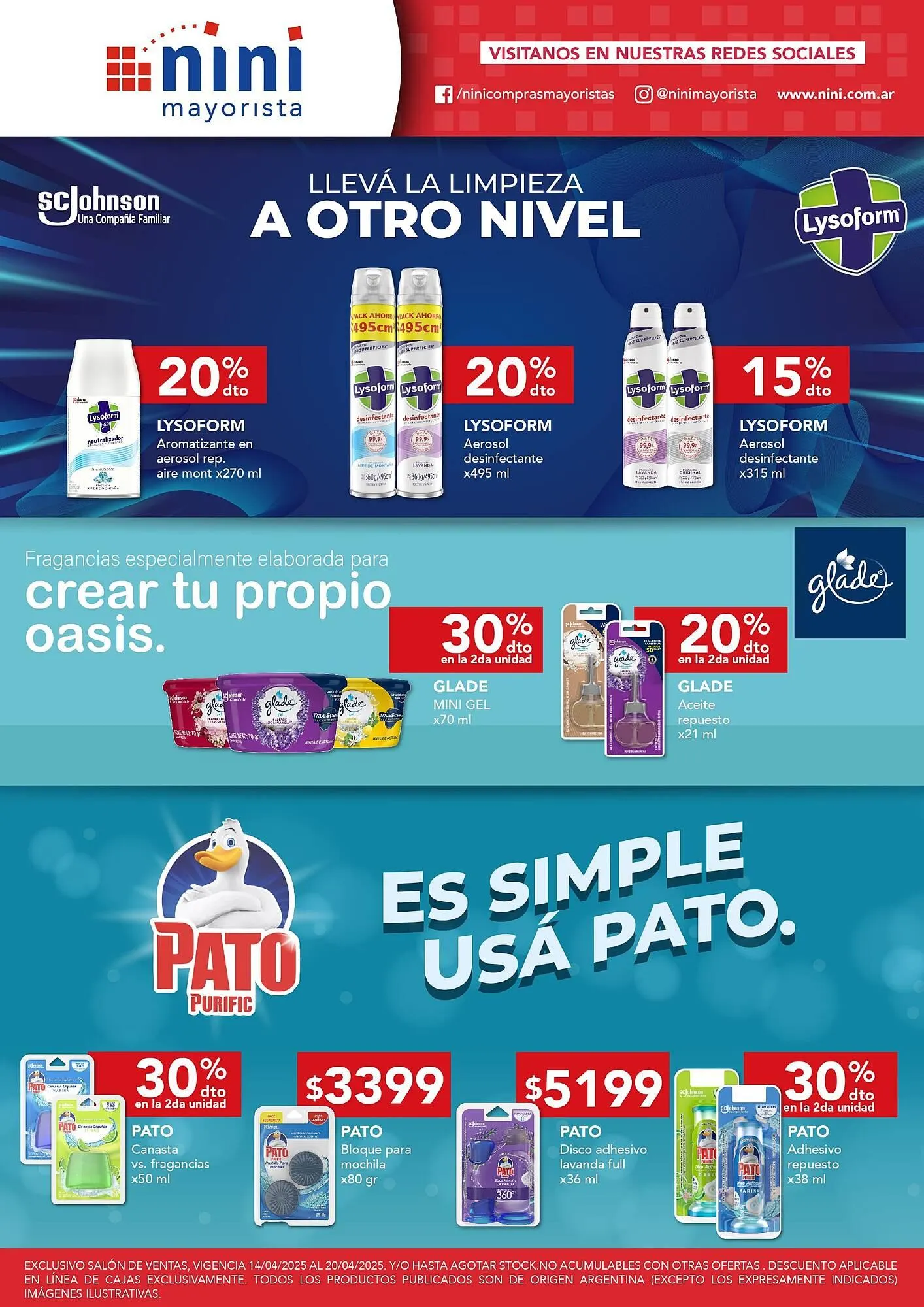 Ofertas de Catálogo Nini Mayorista 14 de abril al 20 de abril 2025 - Página 13 del catálogo