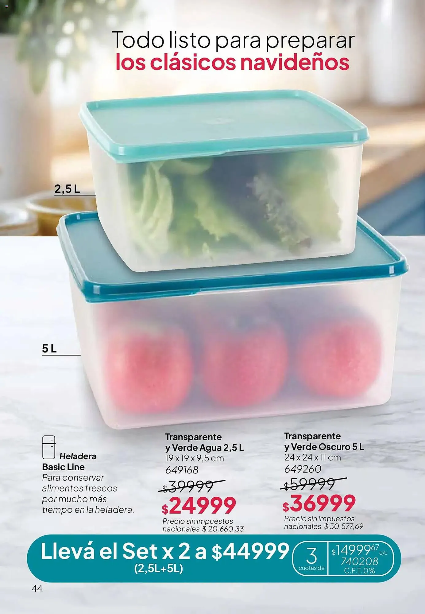 Ofertas de Folleto Tupperware 24 de noviembre al 31 de diciembre 2025 - Página 45 del catálogo