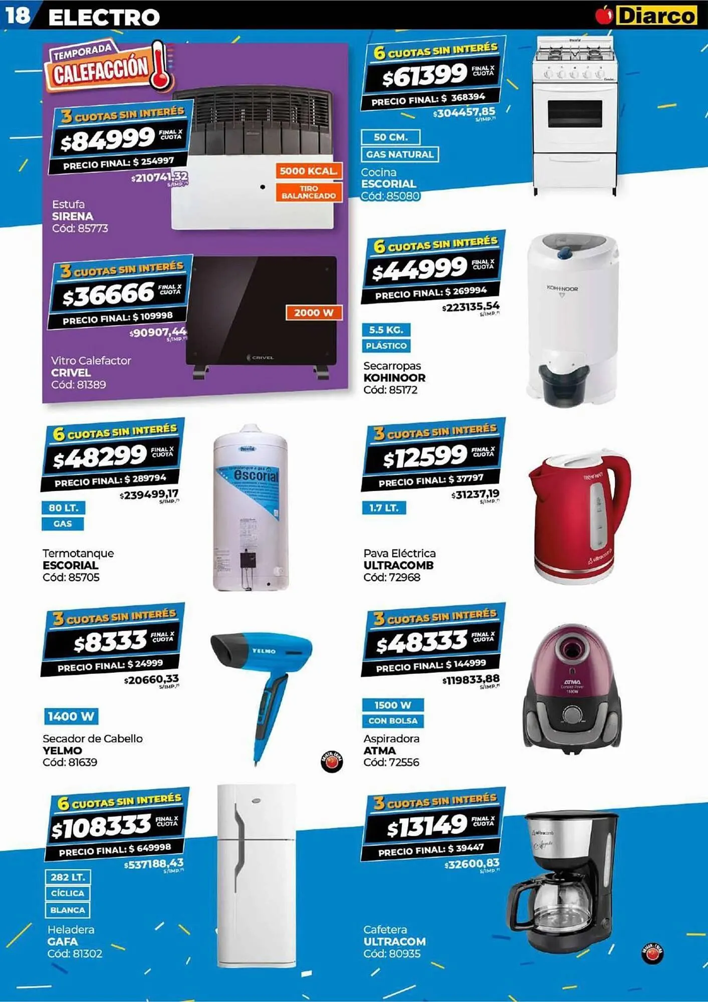 Ofertas de Catálogo Diarco 26 de mayo al 1 de junio 2025 - Página 18 del catálogo