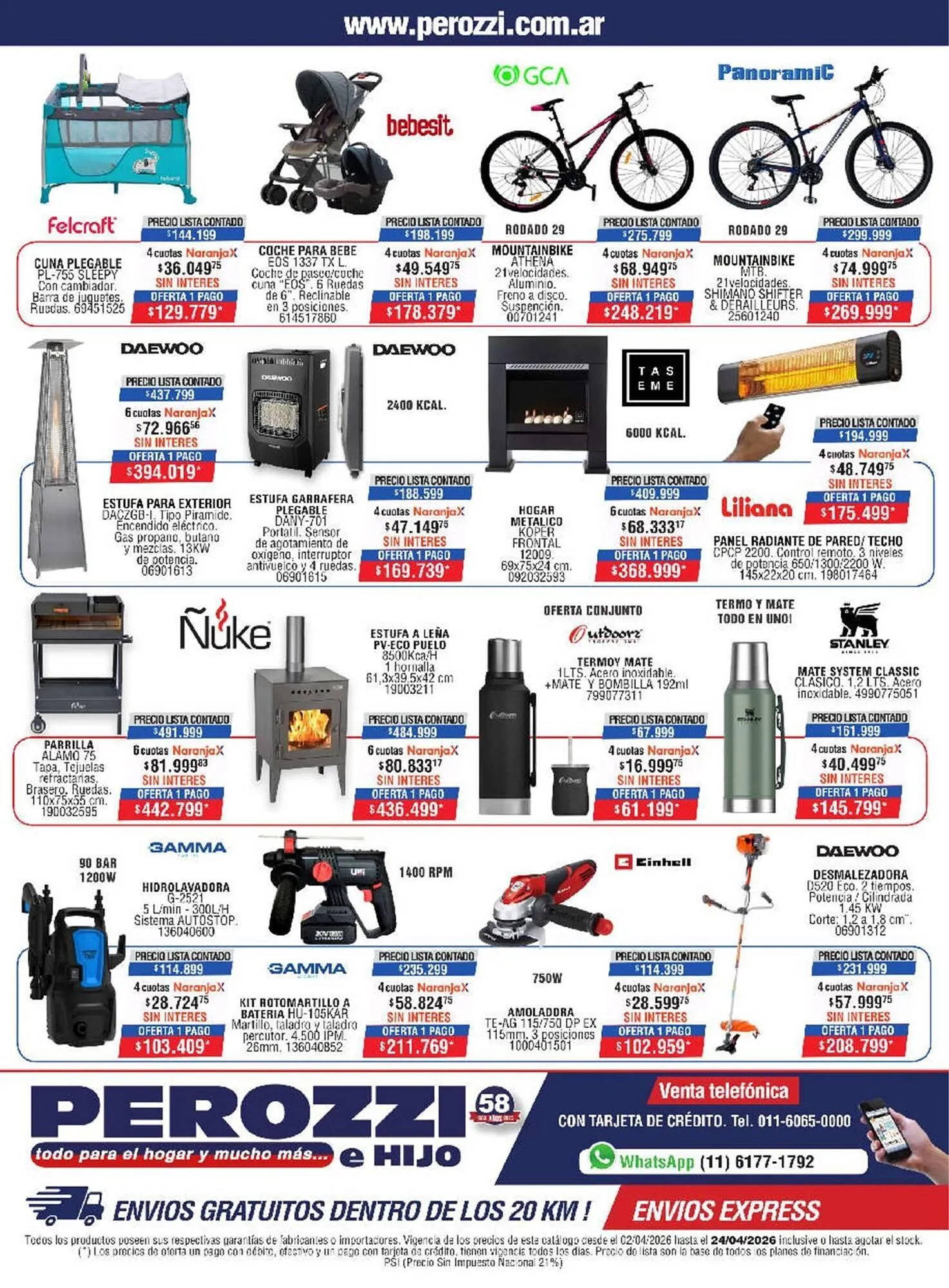 Ofertas de Catálogo Perozzi 9 de abril al 30 de abril 2026 - Página 16 del catálogo