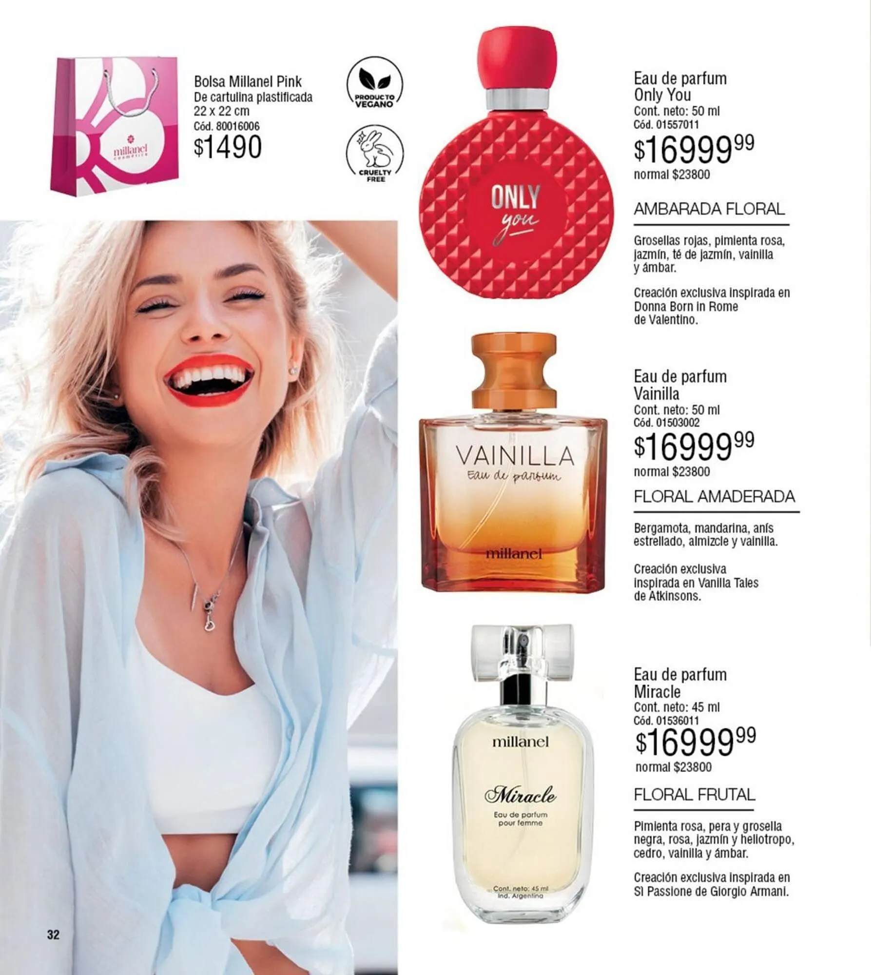 Ofertas de Catálogo Millanel Cosmética 27 de febrero al 31 de marzo 2025 - Página 32 del catálogo