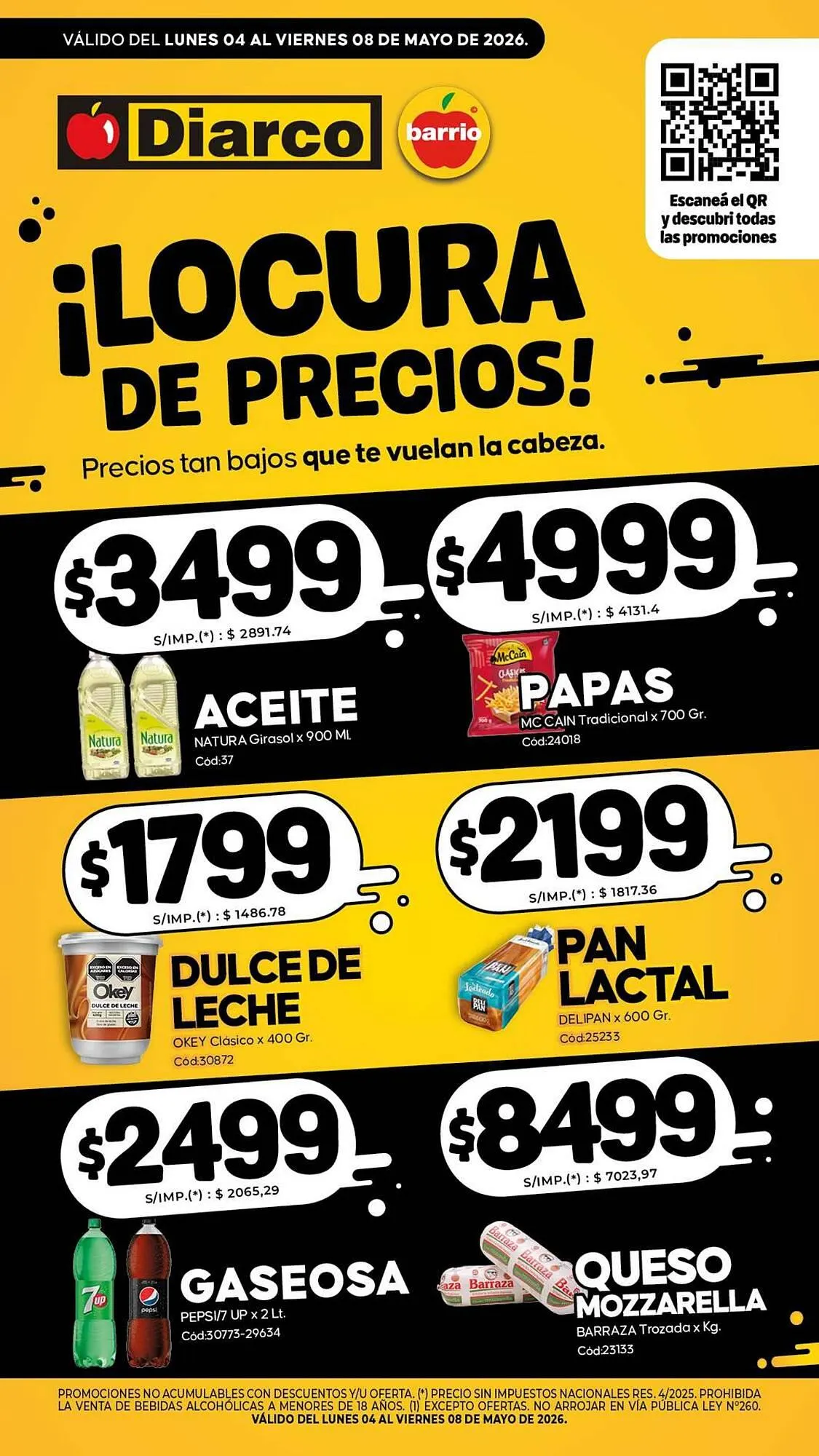 Ofertas de Catálogo Diarco 4 de mayo al 8 de mayo 2026 - Página 1 del catálogo