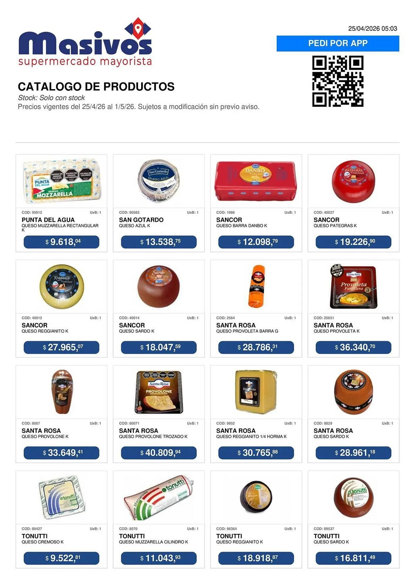 Ofertas de Catálogo Masivos 25 de abril al 1 de mayo 2026 - Página 145 del catálogo