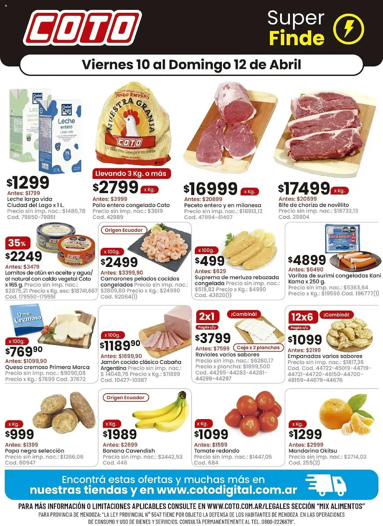 Ofertas de Catálogo Coto 10 de abril al 12 de abril 2026 - Página 1 del catálogo