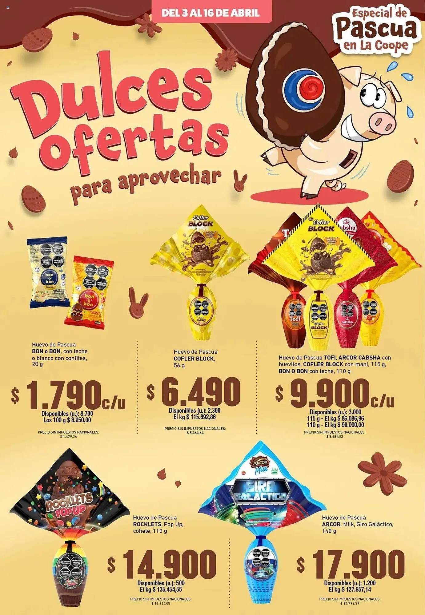Ofertas de Catálogo Cooperativa Obrera 3 de abril al 16 de abril 2025 - Página 1 del catálogo
