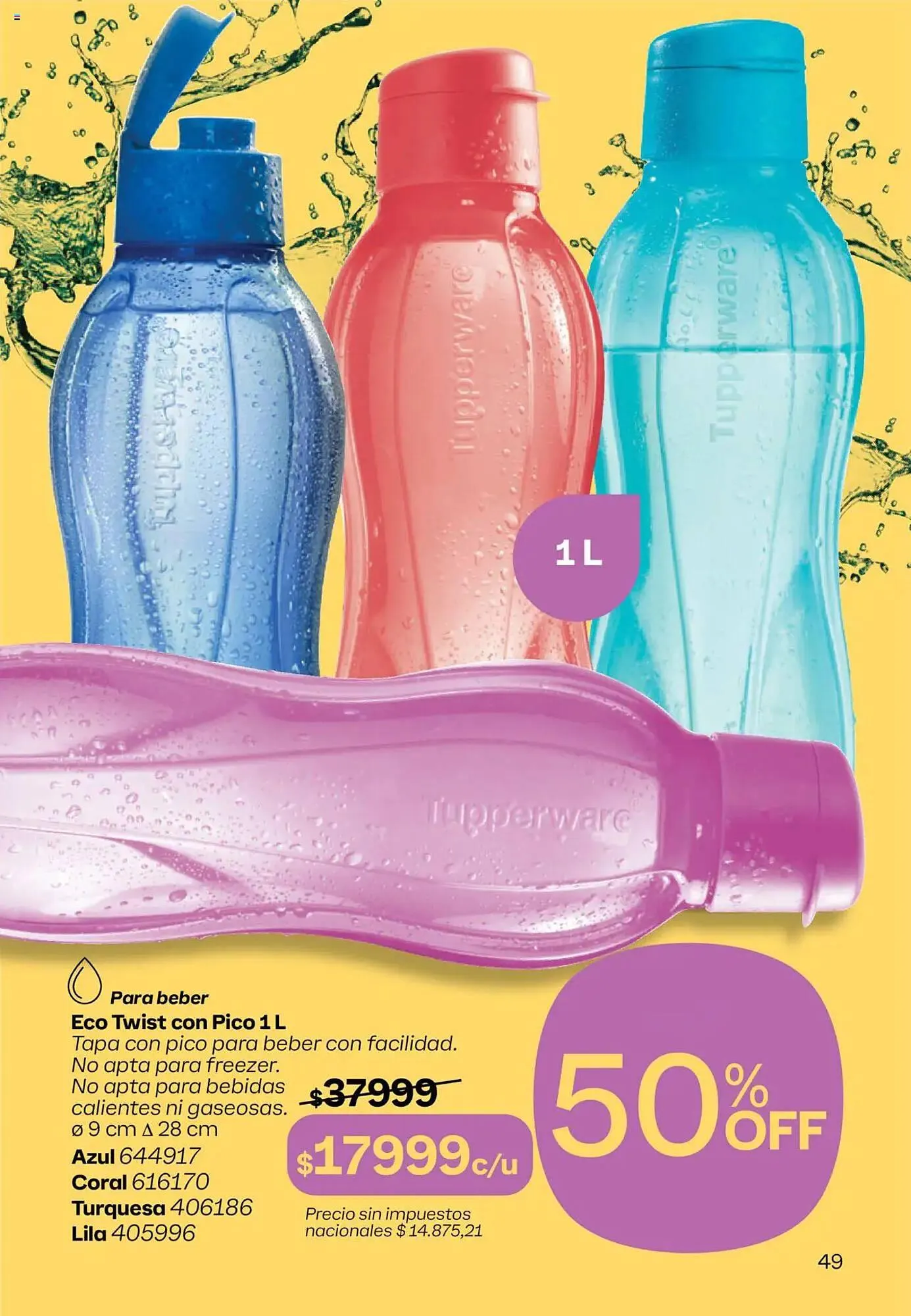 Ofertas de Catálogo Tupperware 23 de julio al 6 de agosto 2025 - Página 50 del catálogo